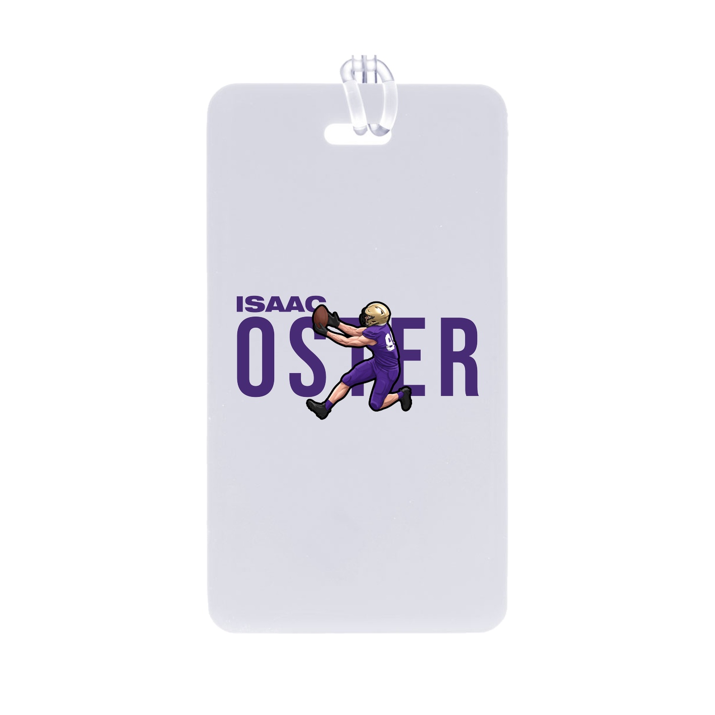 Bag Tag — Player Name in Classic