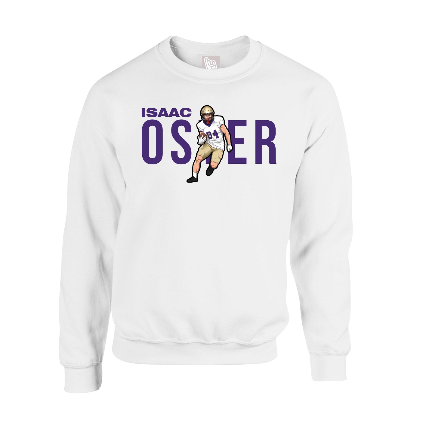 Fleece Crew — Player Name in White