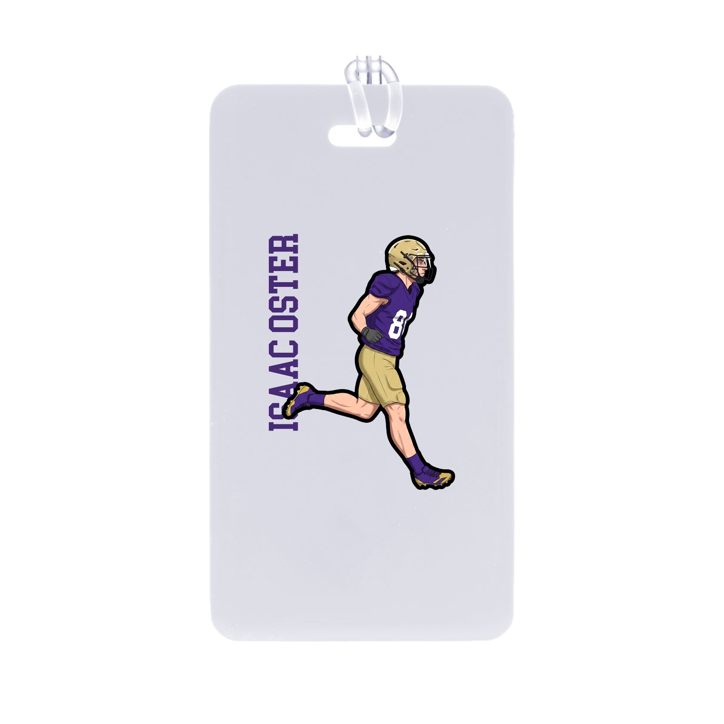 Bag Tag — Name Vertical in Classic
