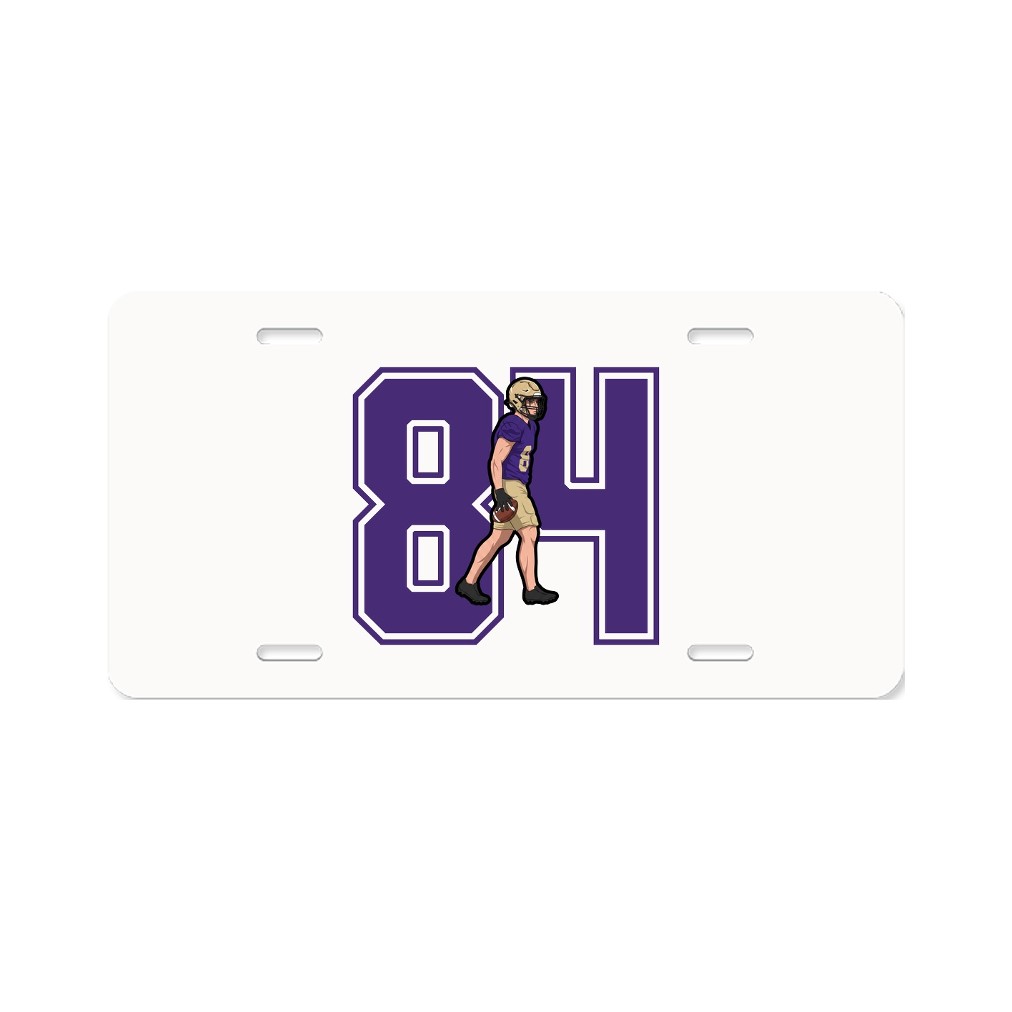 License Plate — Number in Classic