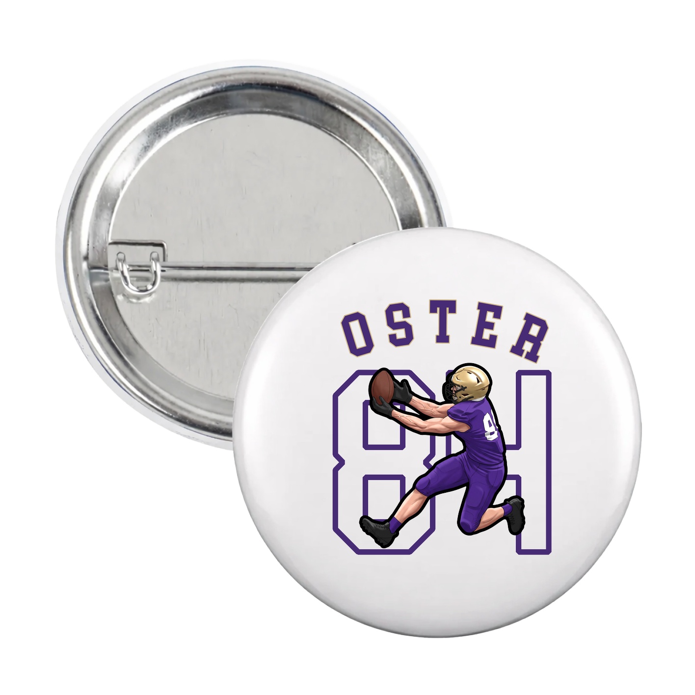 Game Day Button — Shirsey Arch in White