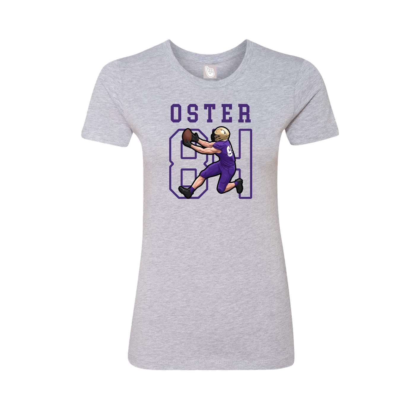 Fitted Women's Tee — Shirsey in Grey