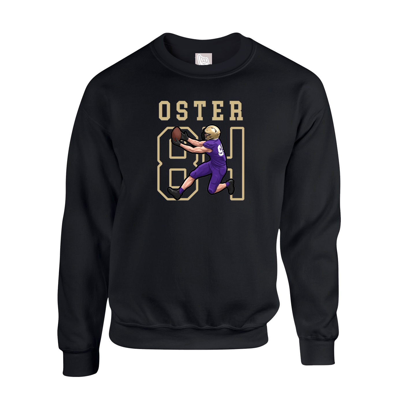 Fleece Crew — Shirsey in Black
