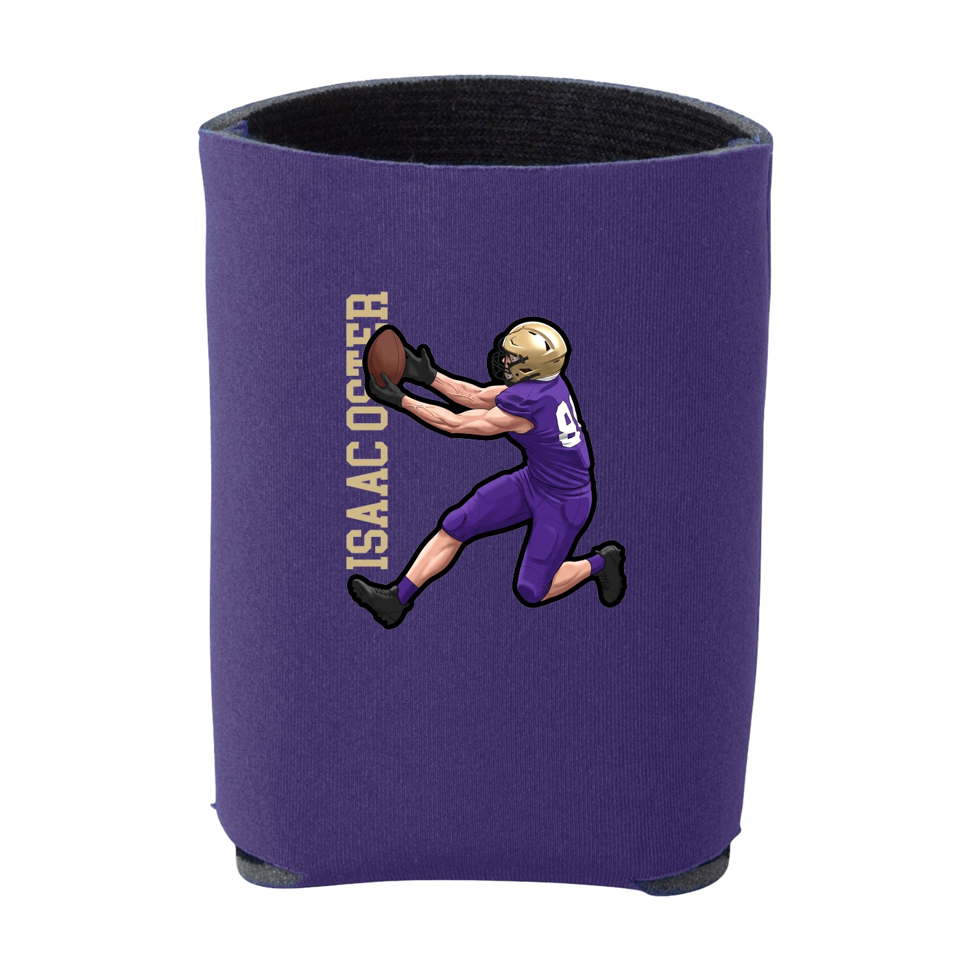 Can Holder — Name Vertical in Purple