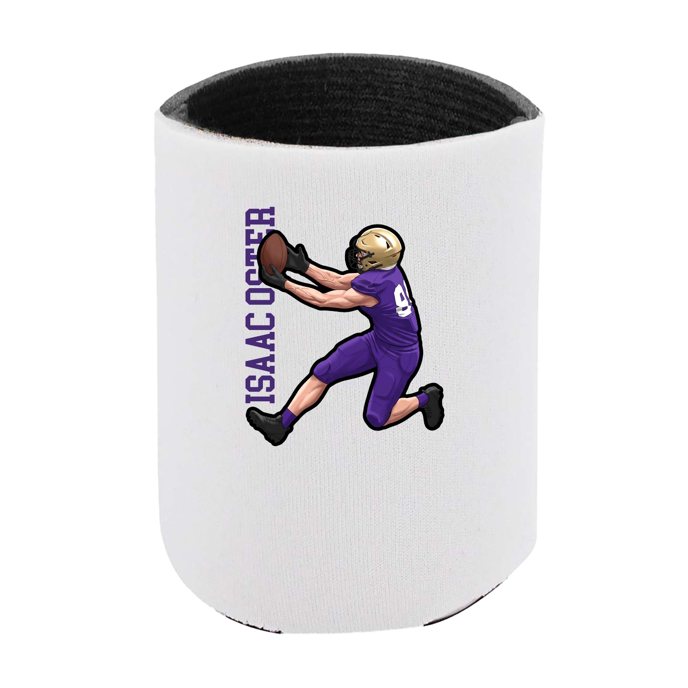 Can Holder — Name Vertical in White