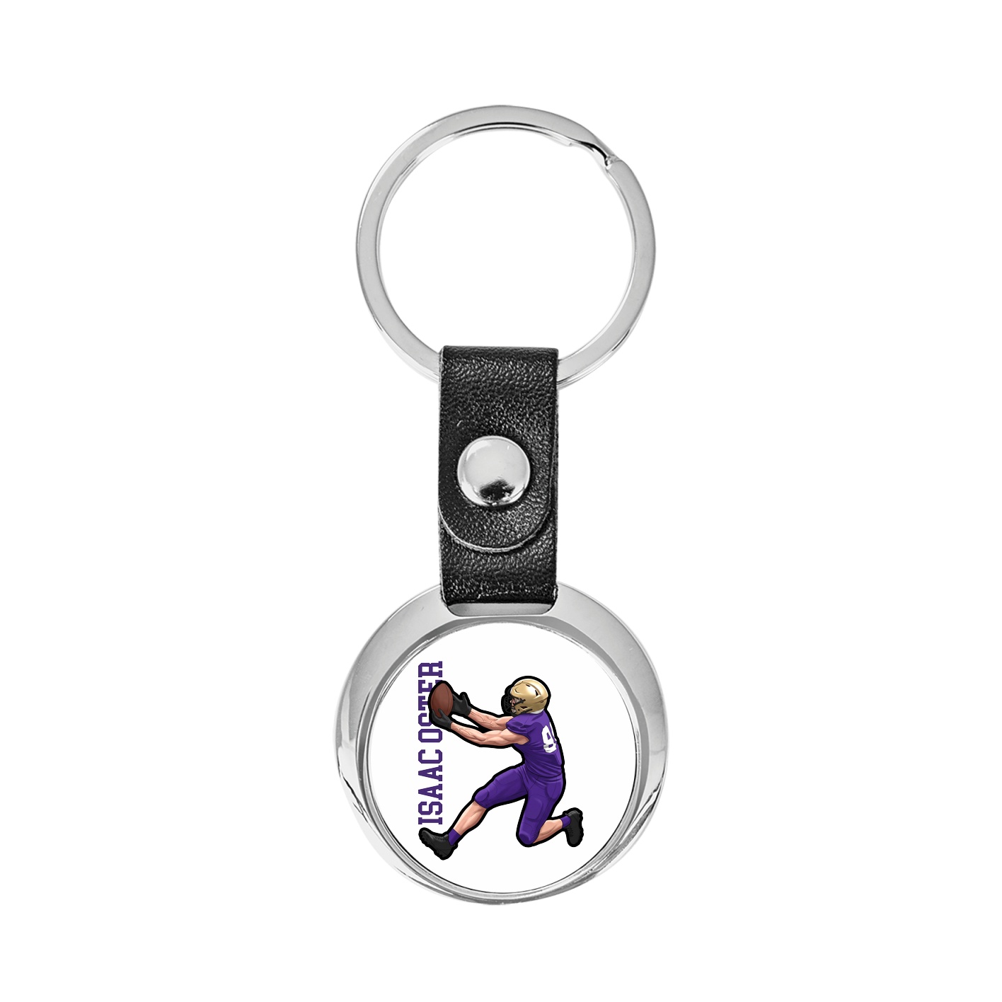 Key Chain — Name Vertical in Classic