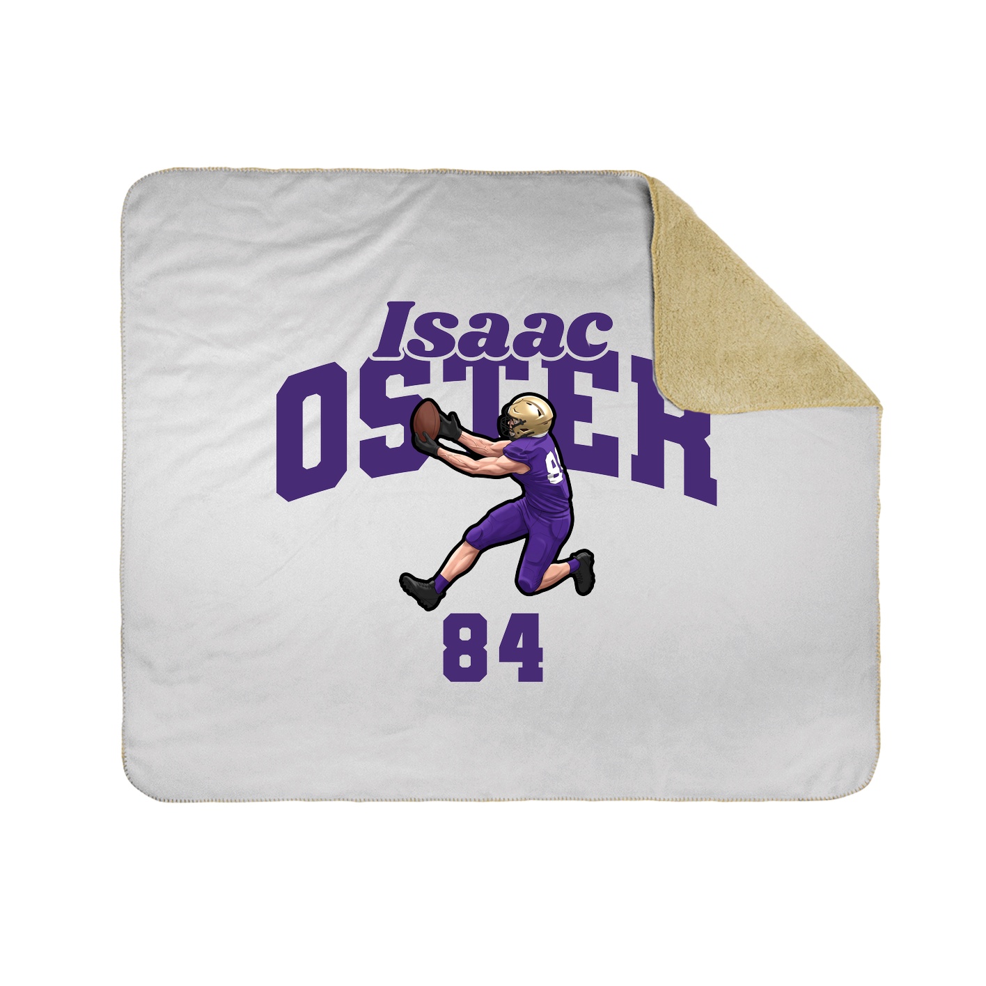 Throw Blanket — Signature Arch in White