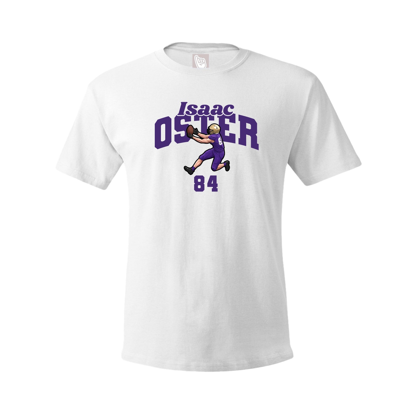 Youth Tee — Signature Arch in White