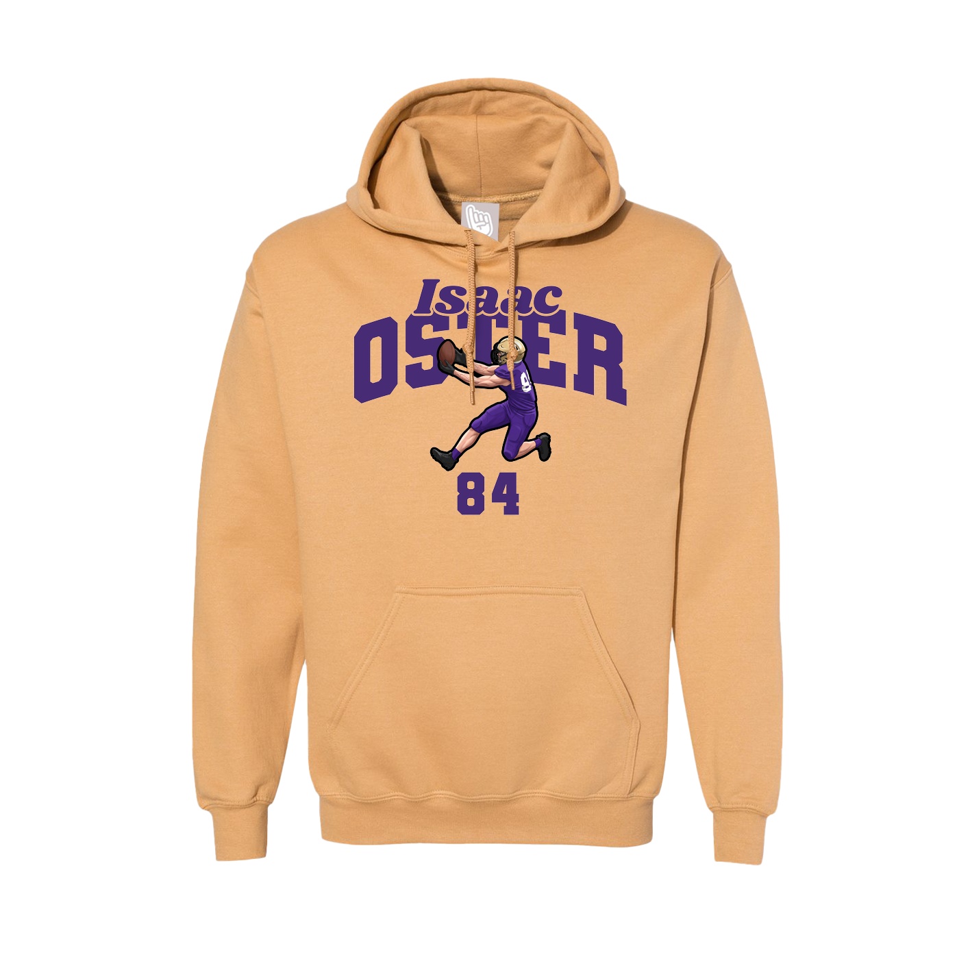 Hoodie — Signature Arch in Vegas Gold