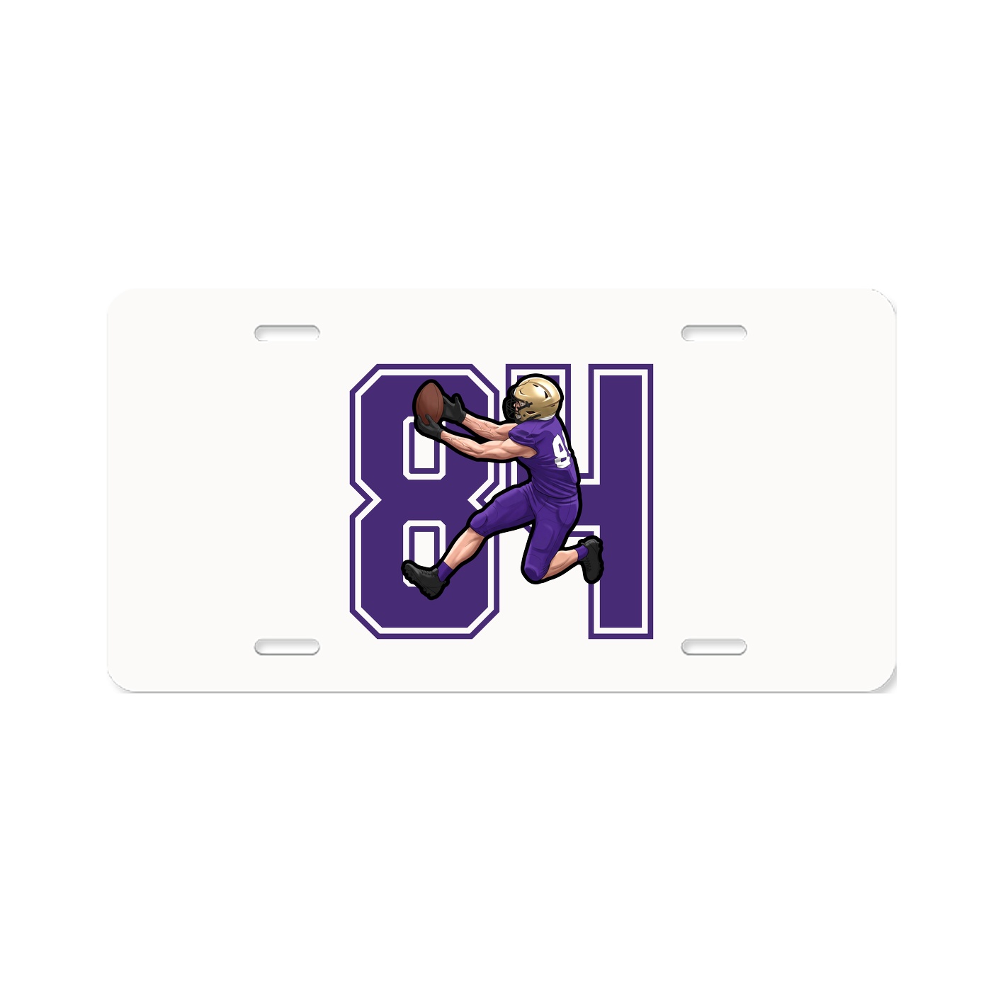 License Plate — Number in Classic