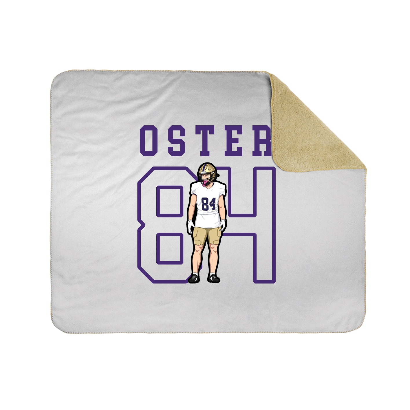 Throw Blanket — Shirsey in White