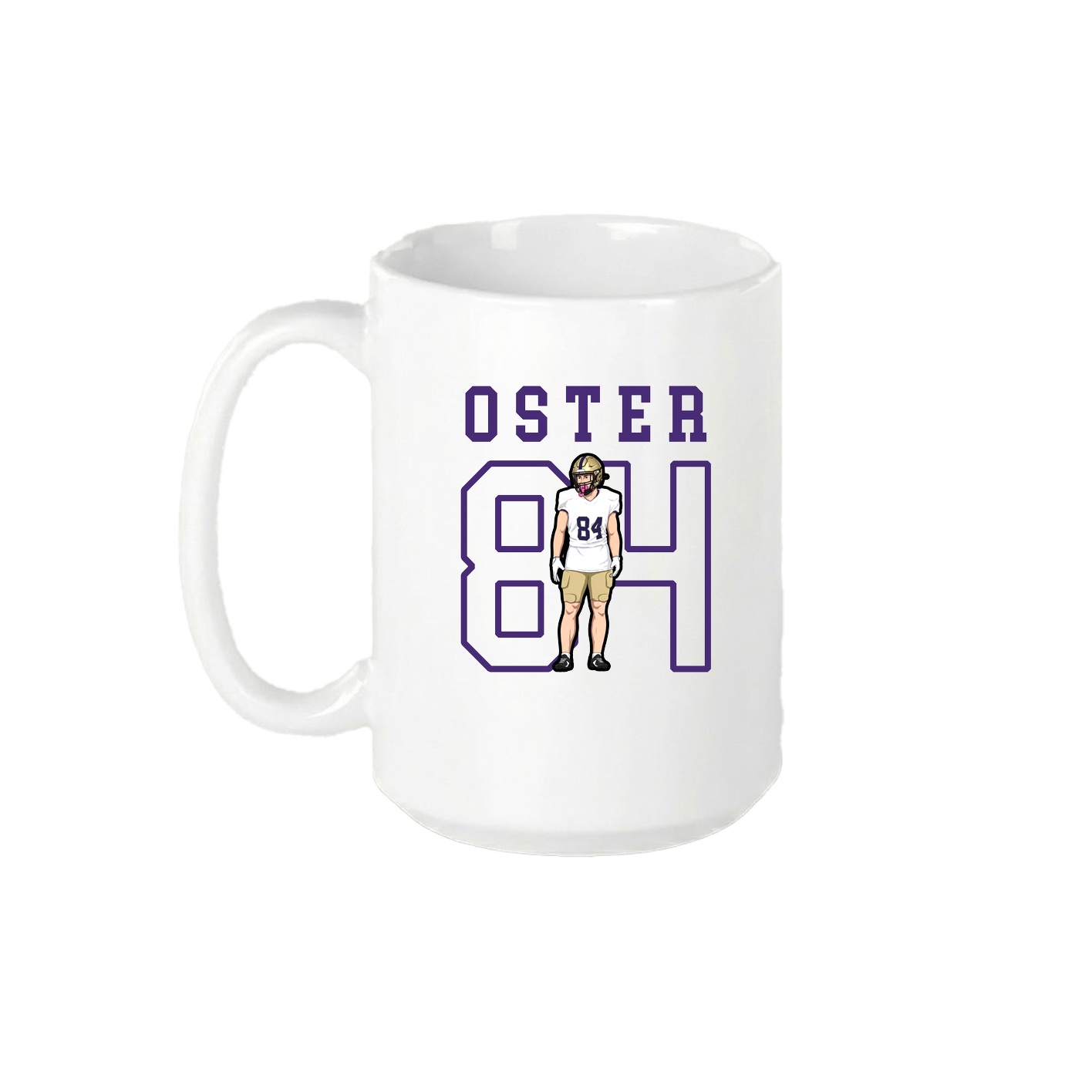 15oz Coffee Mug — Shirsey in White