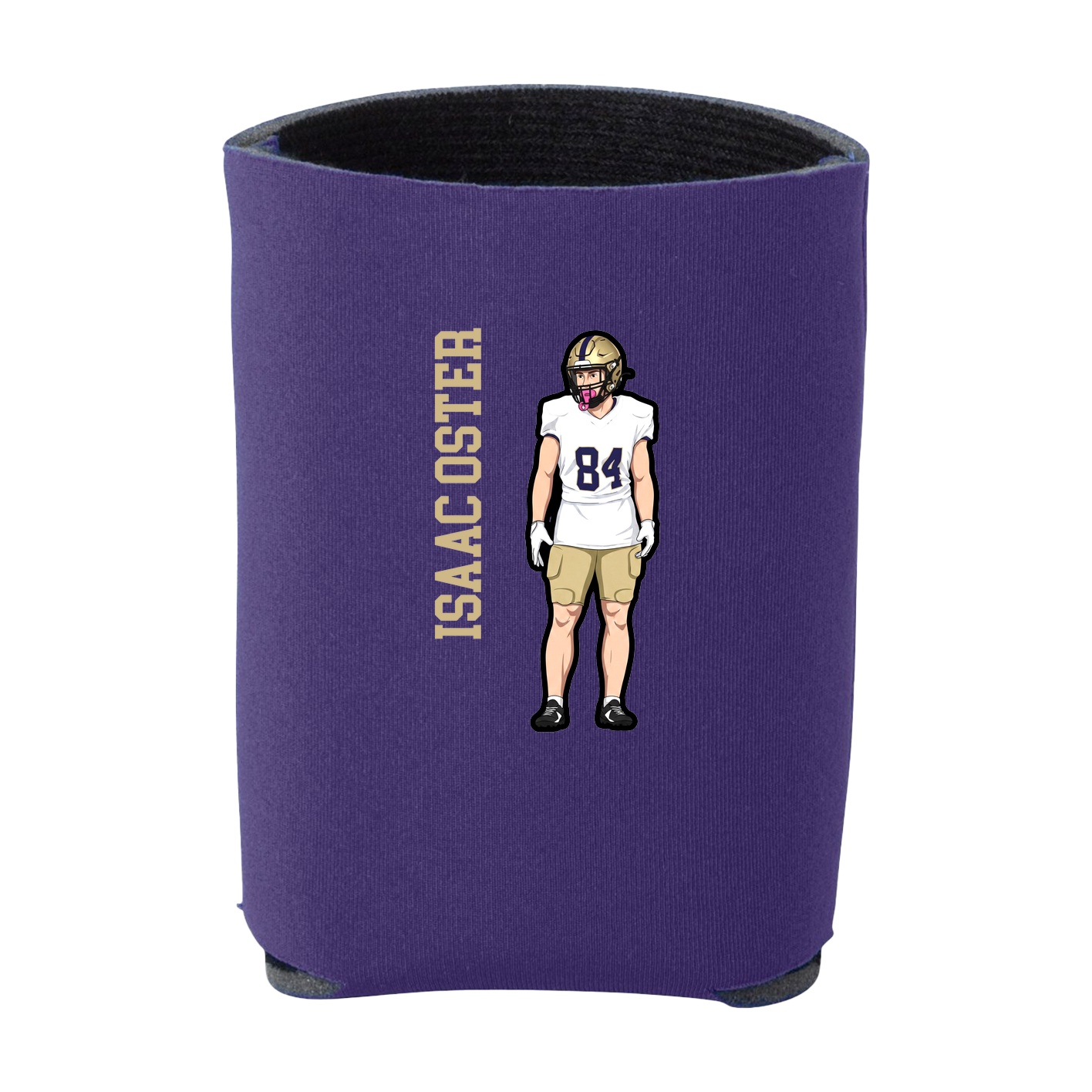 Can Holder — Name Vertical in Purple