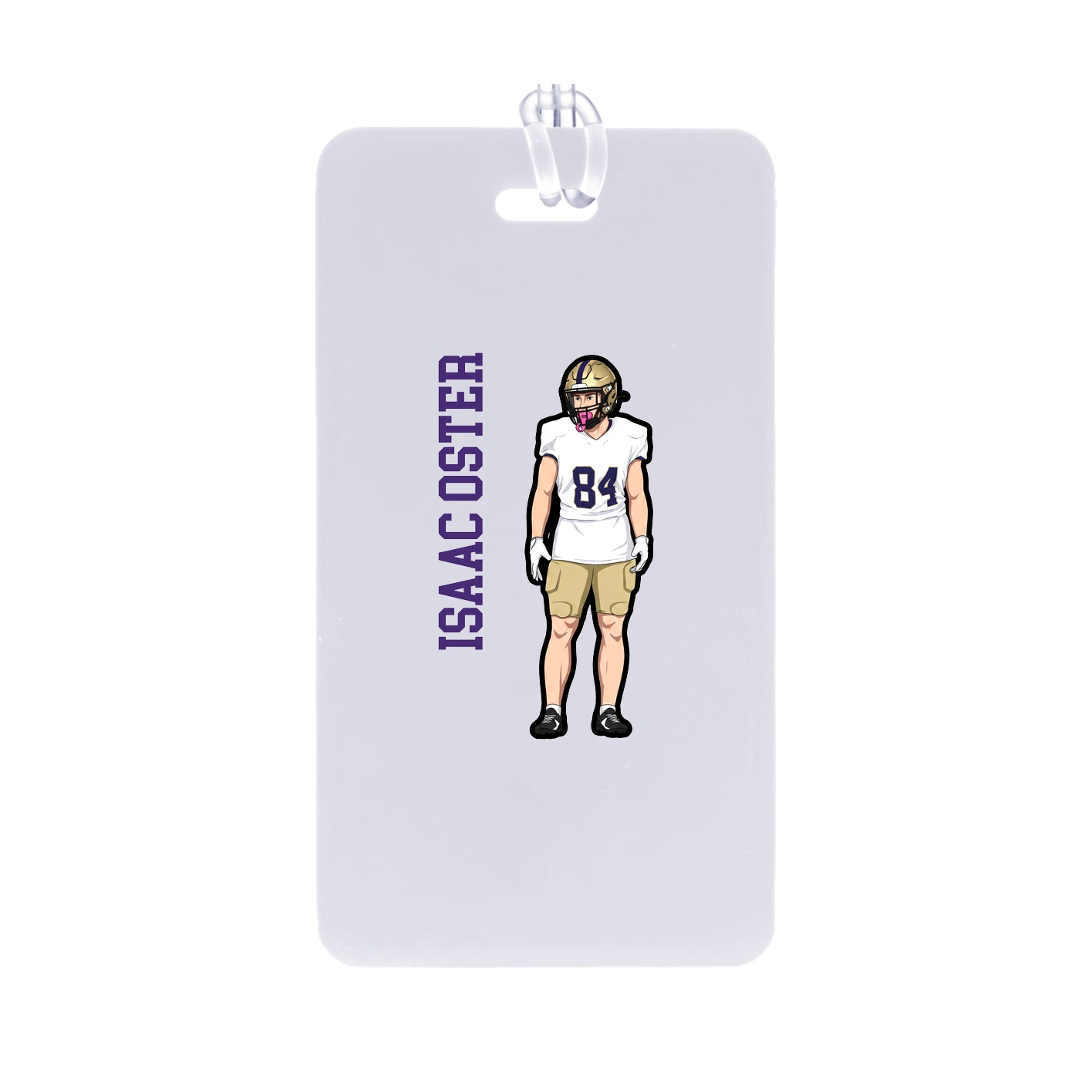 Bag Tag — Name Vertical in Classic