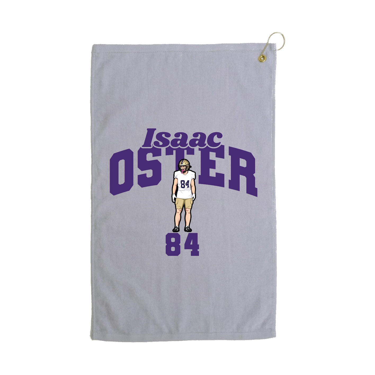 Golf Towel — Signature Arch in Grey