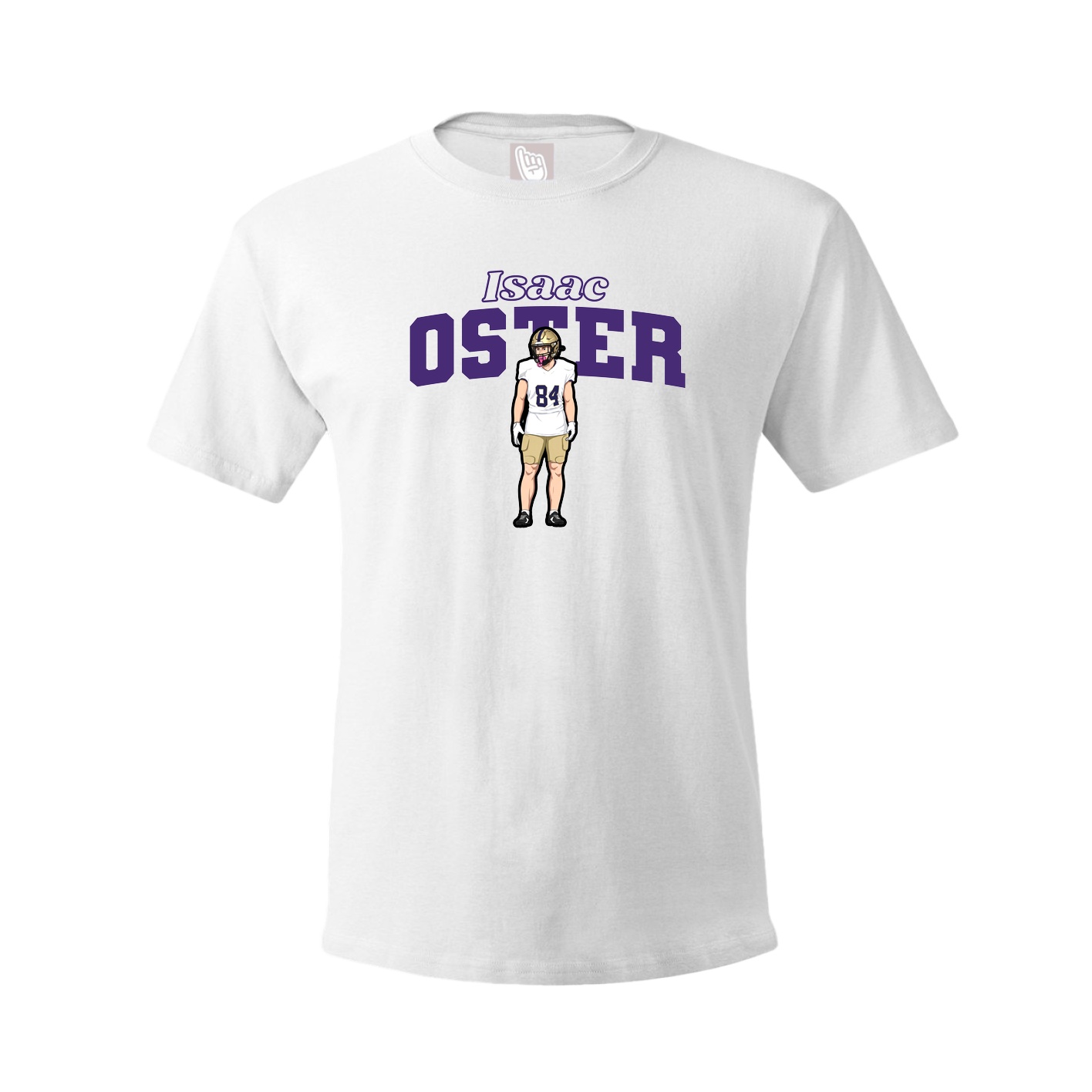 Tee — Name Arch in White