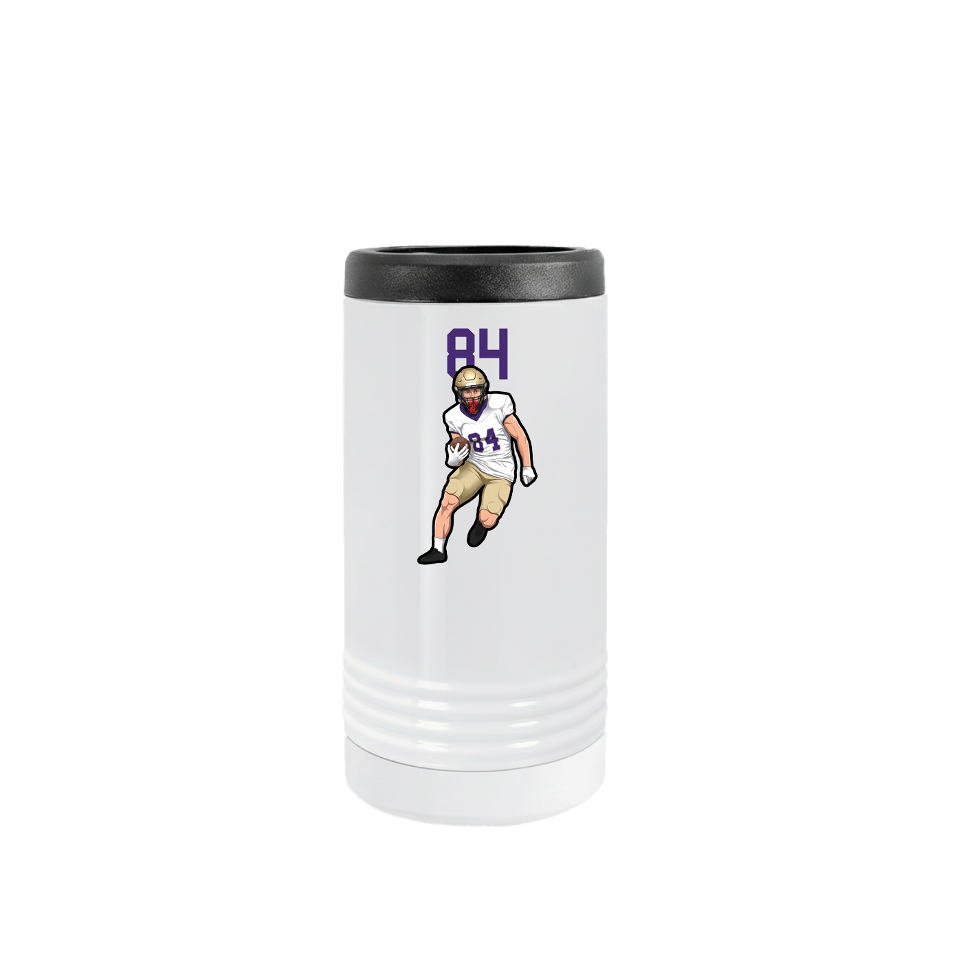 Slim Beverage Holder — Number Top in White