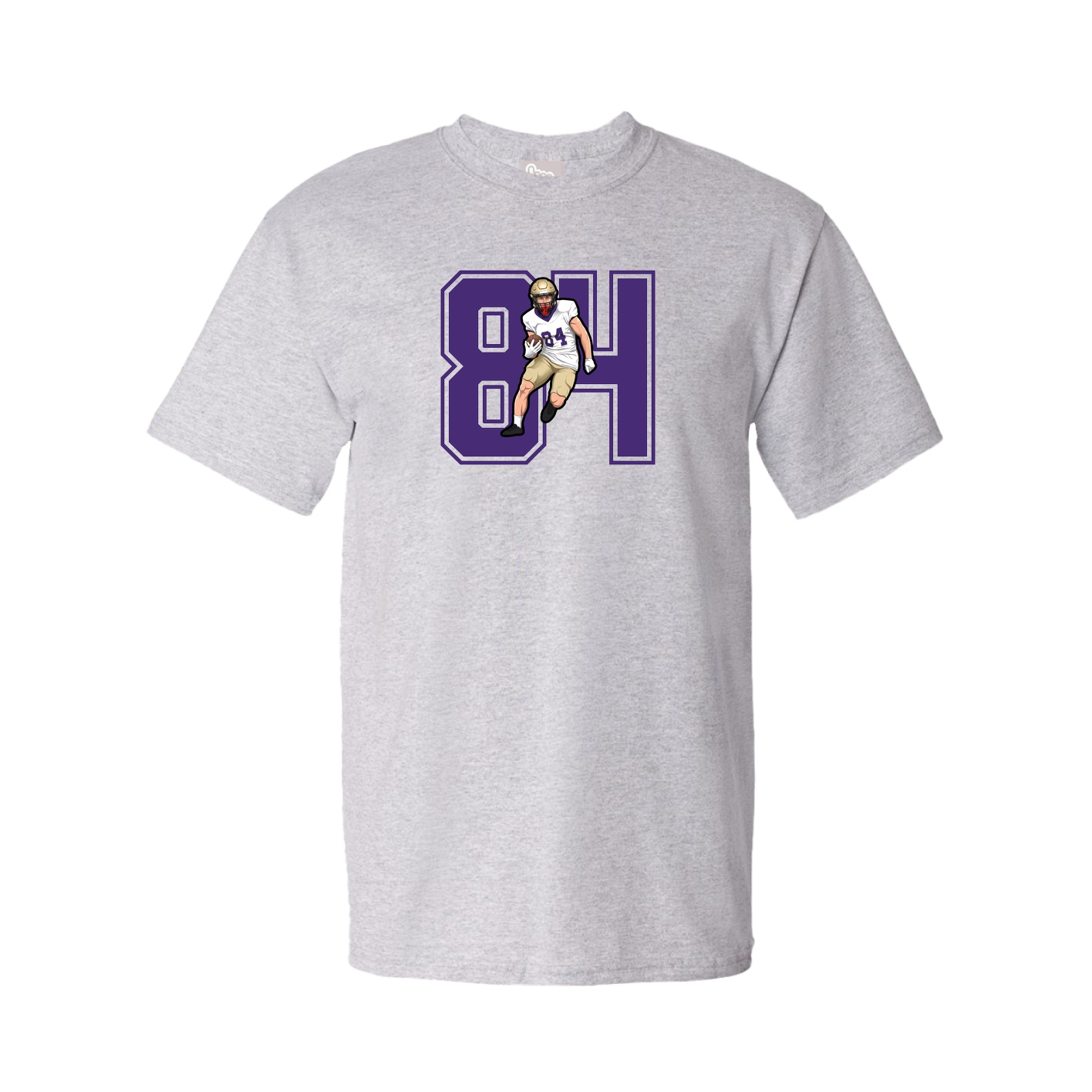 Youth Tee — Number in Grey