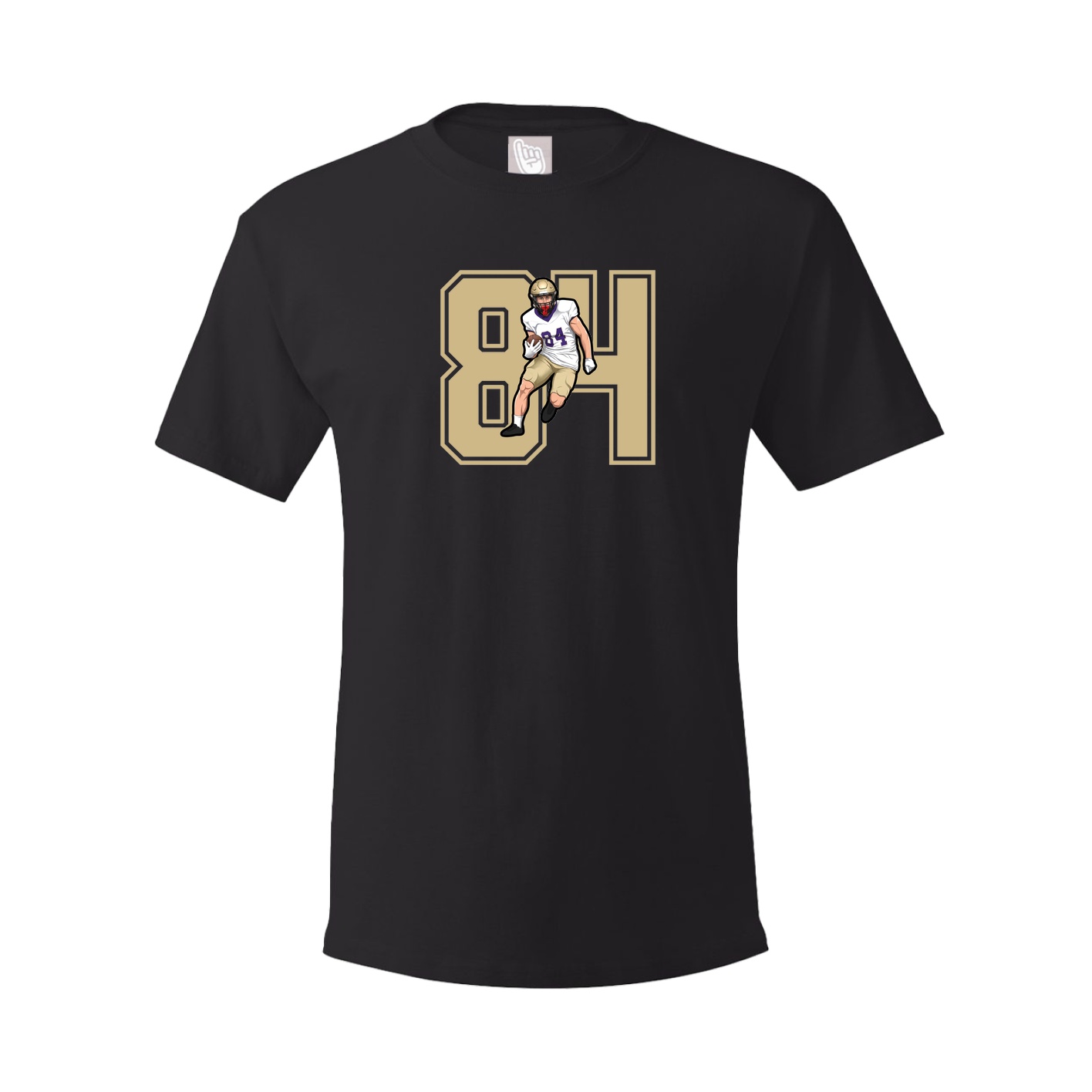 Youth Tee — Number in Black