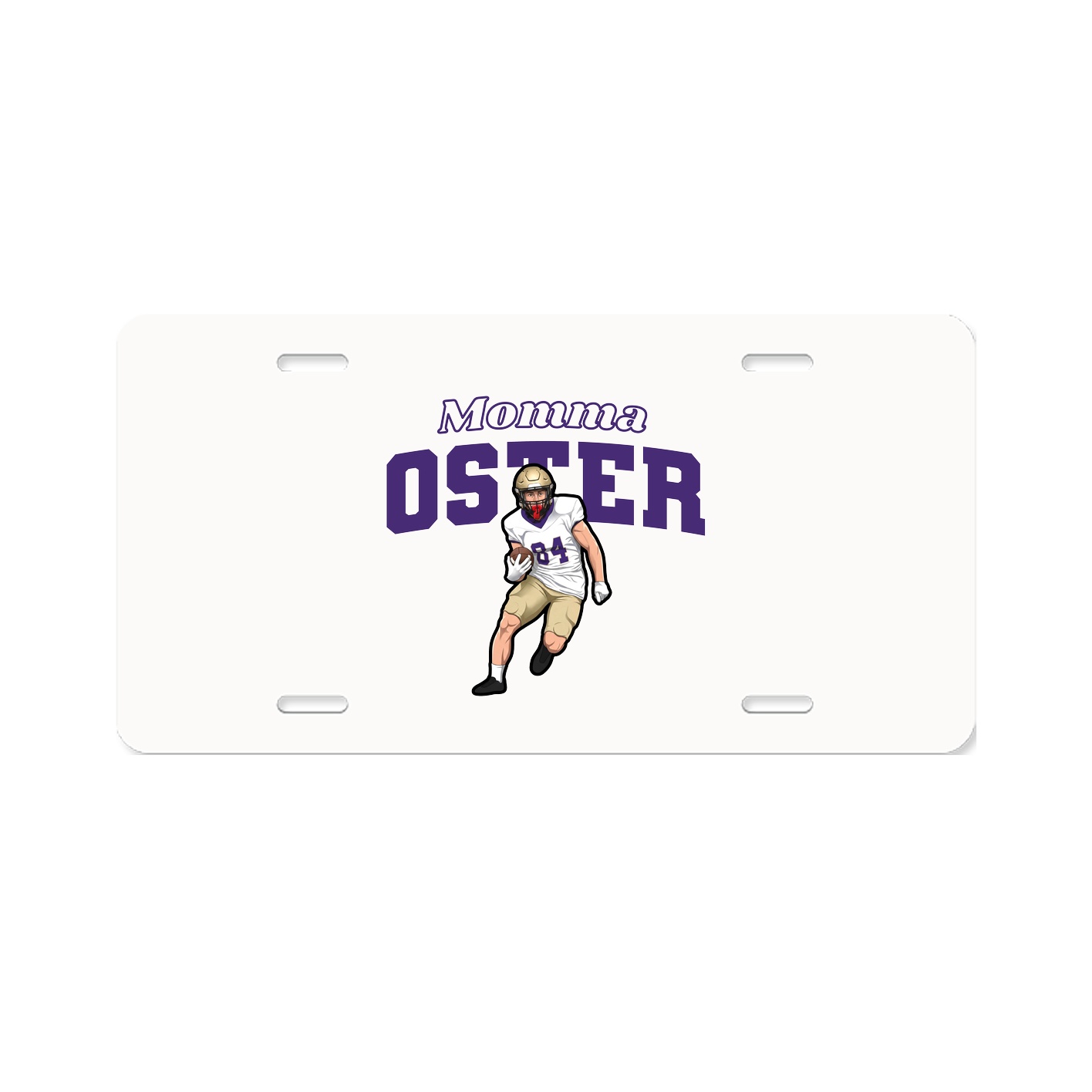 License Plate — Mothers Day Block in Classic