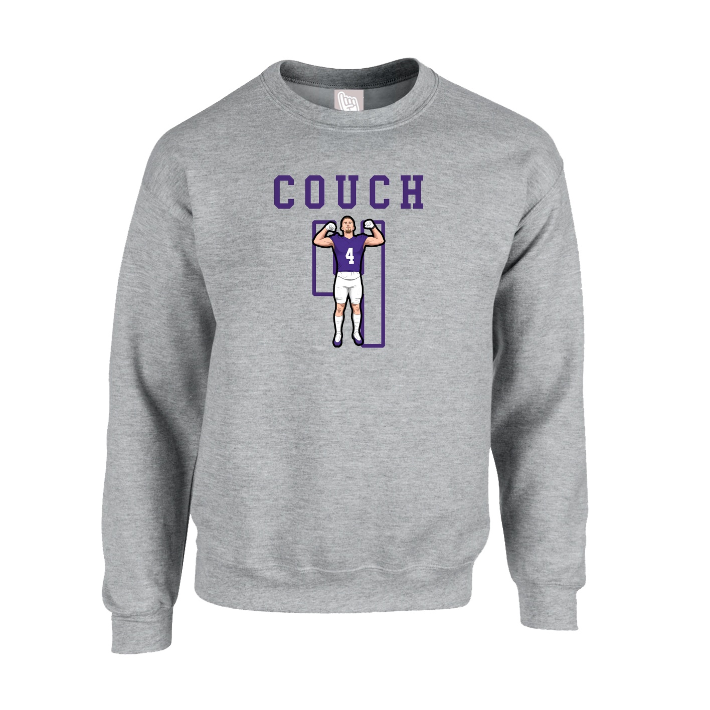 Fleece Crew — Shirsey in Grey