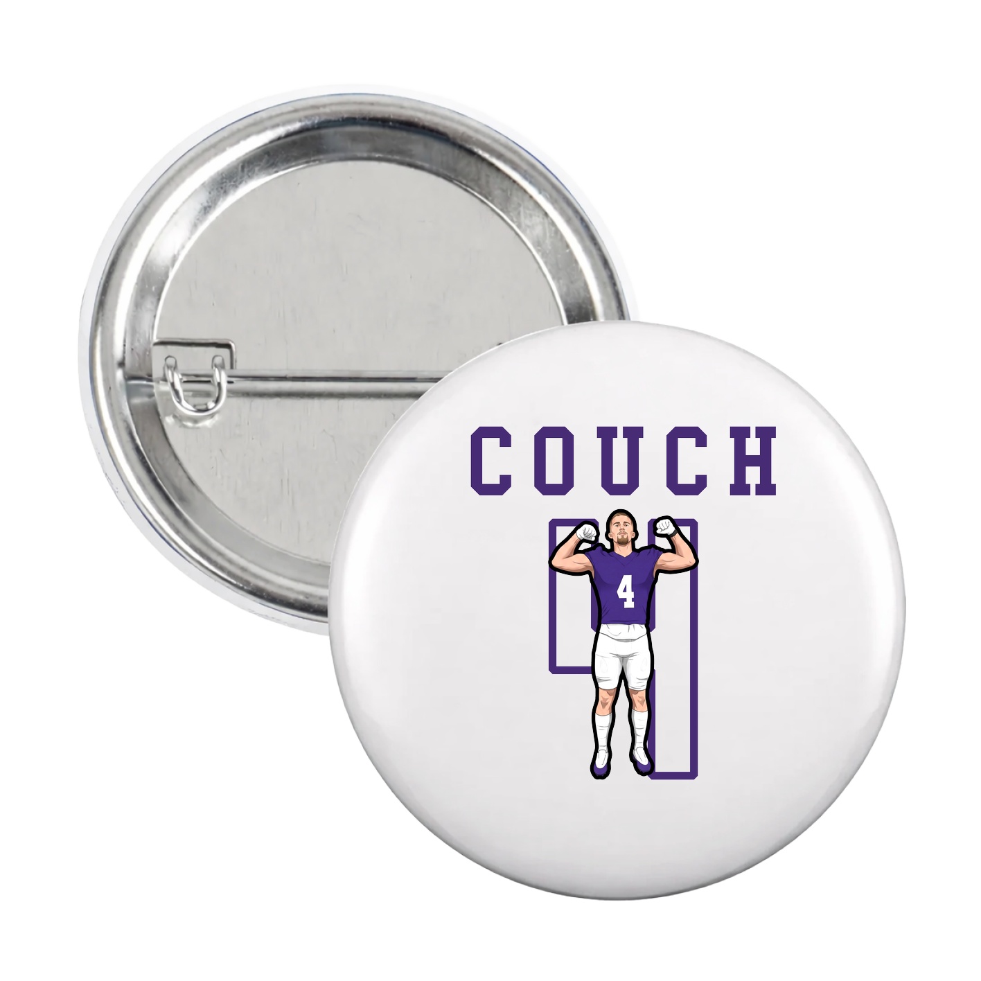 Game Day Button — Shirsey in White