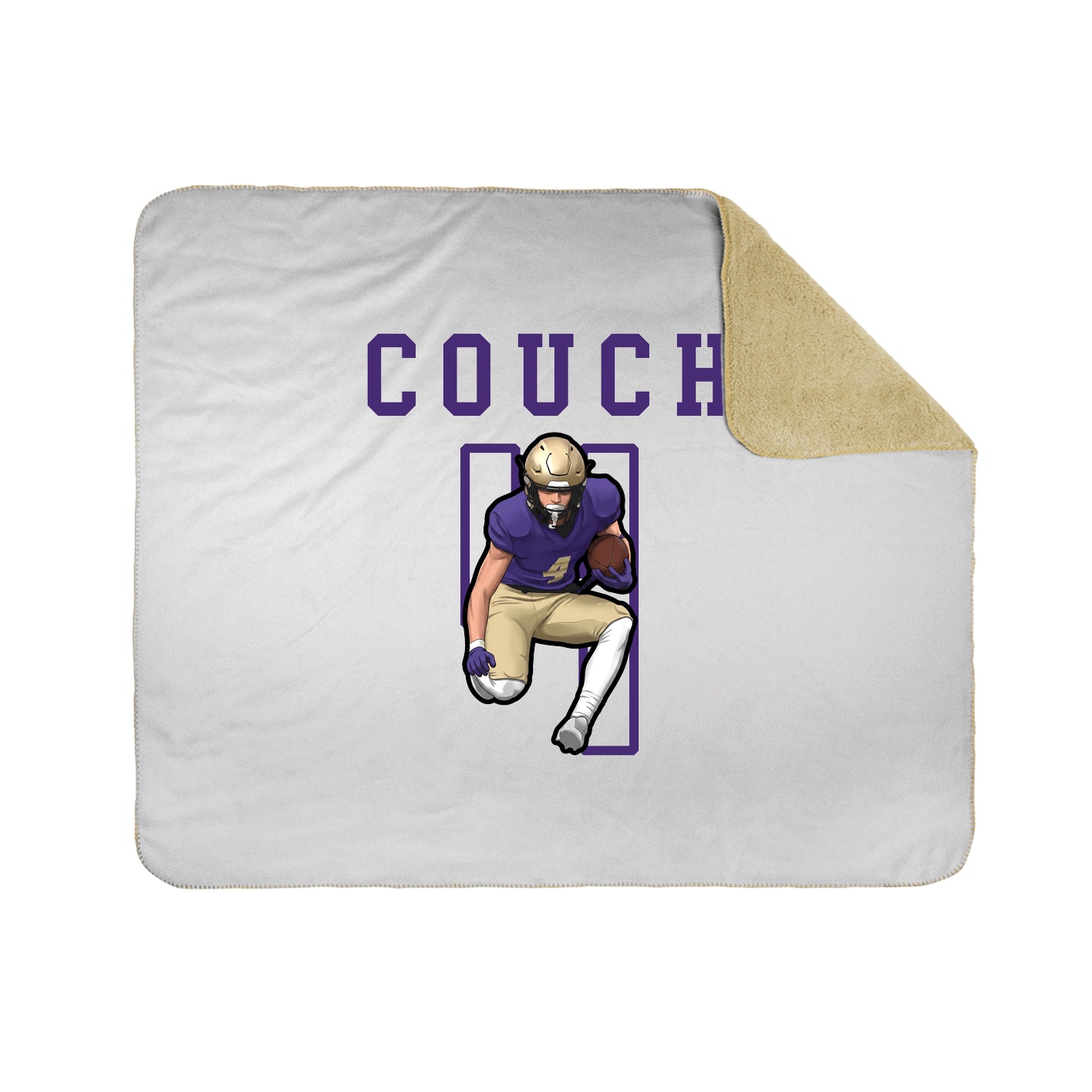 50x60 Sherpa Lined Throw Blanket