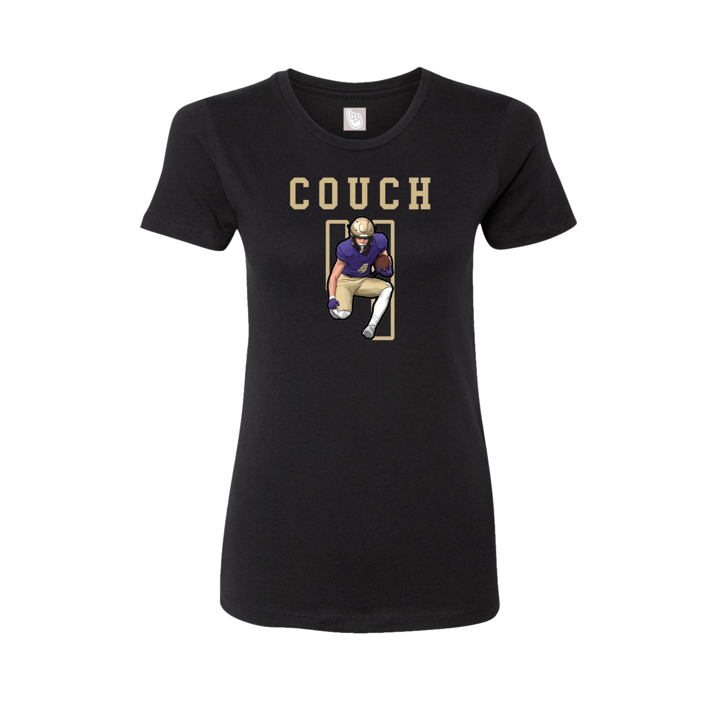 Fitted Women's Tee — Shirsey in Black