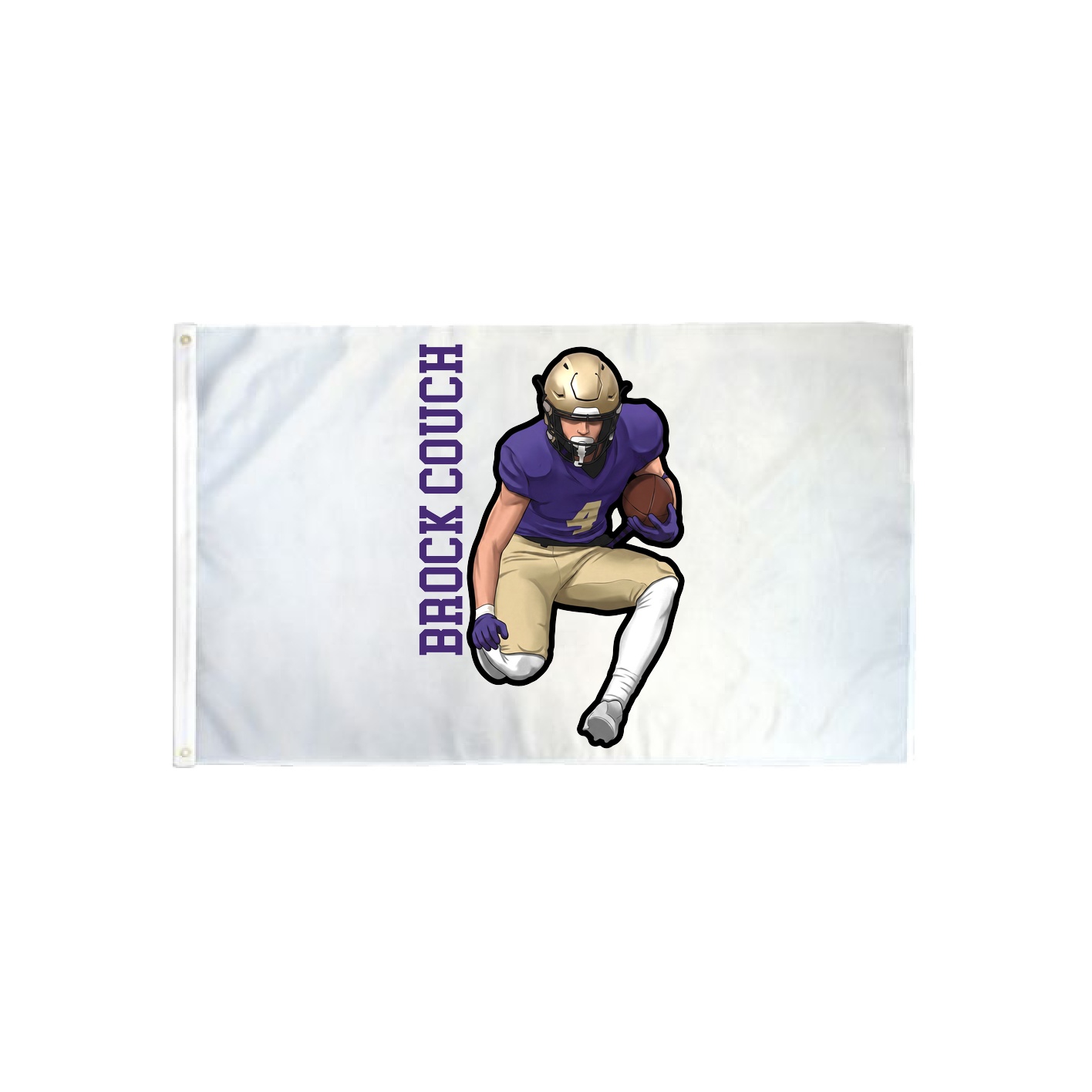 3x5 Flag — Name Vertical in Classic