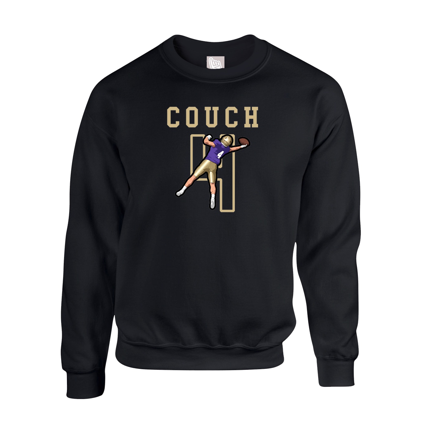 Fleece Crew — Shirsey in Black