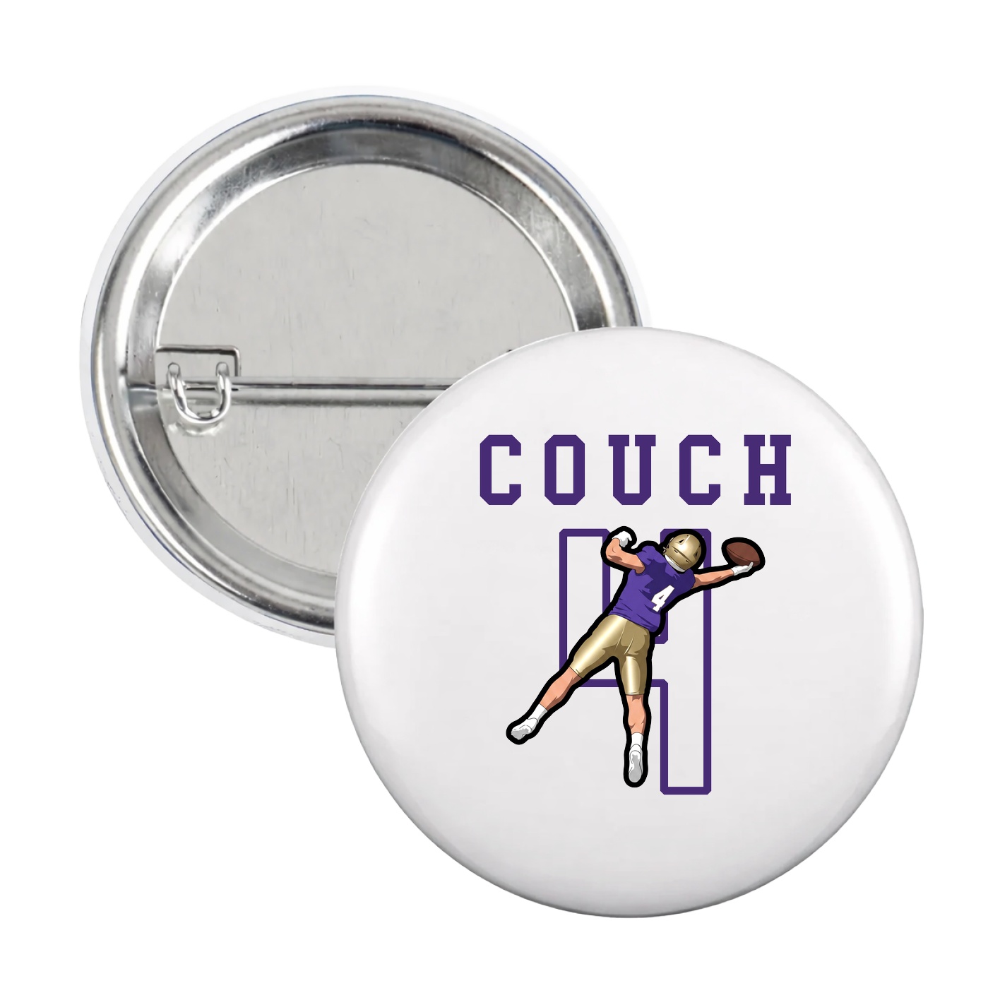 Game Day Button — Shirsey in White