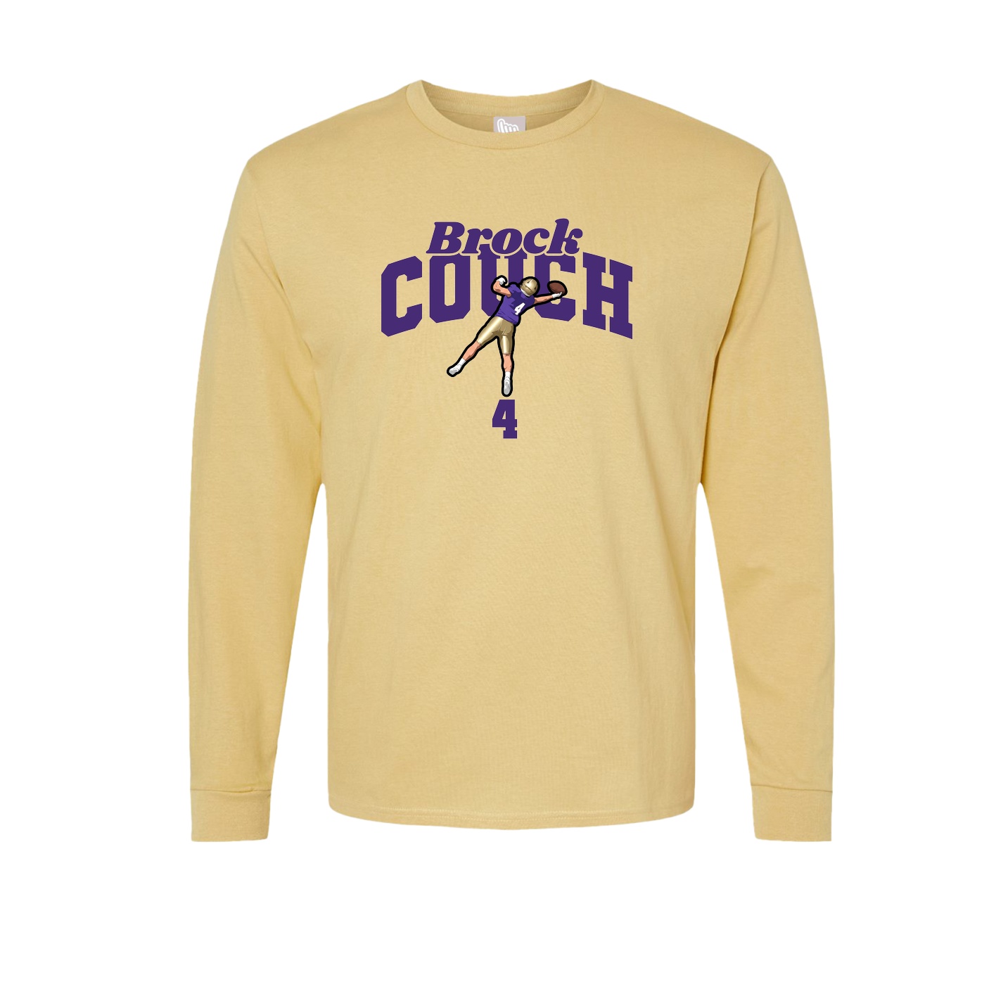 Long Sleeve Tee — Signature Arch in Vegas Gold