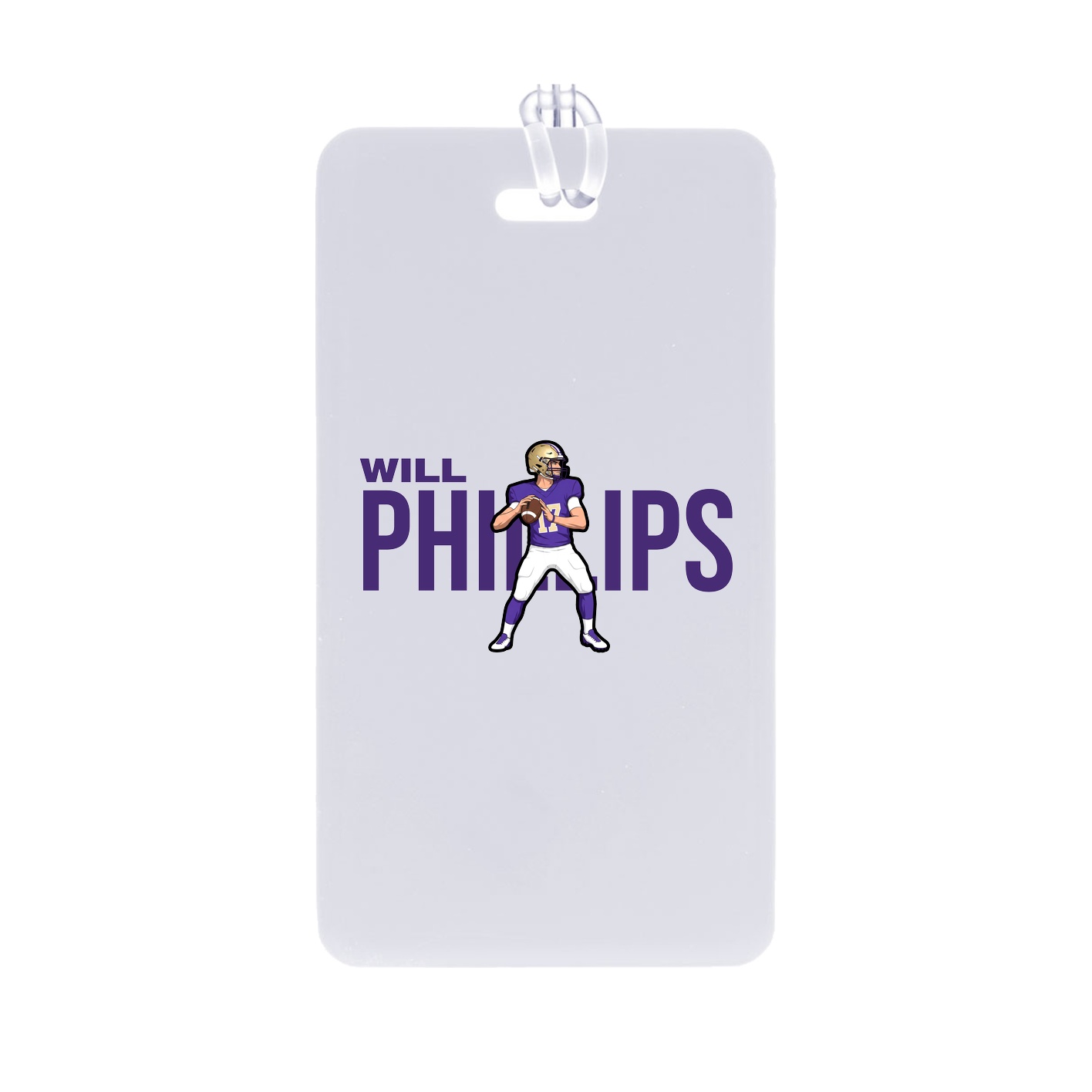 Bag Tag — Player Name in Classic