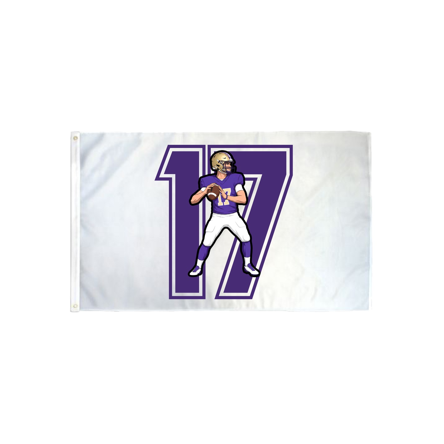 3x5 Flag — Number in Classic