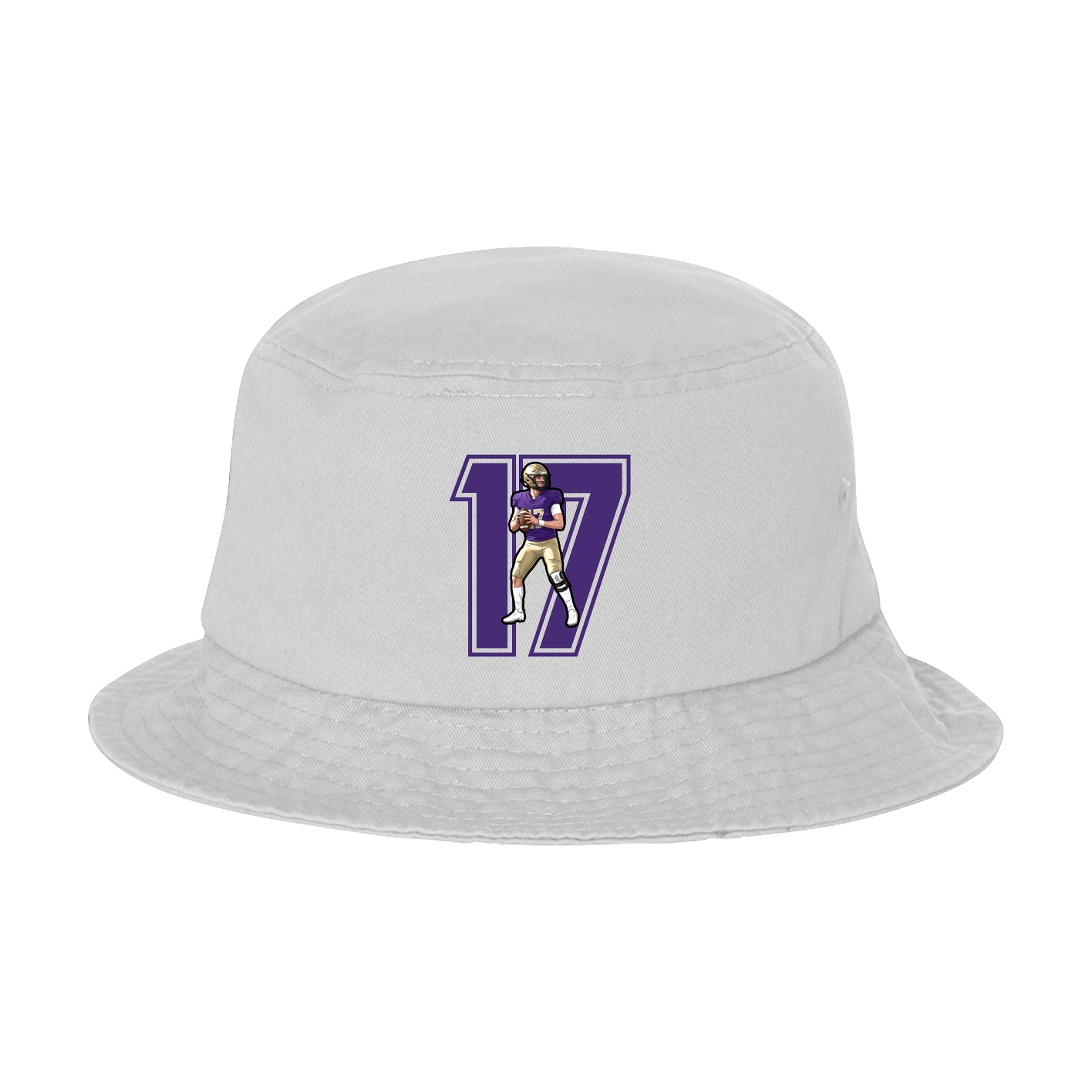 Bucket Cap — Number in White
