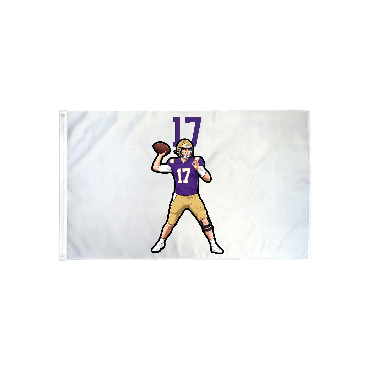3x5 Flag — Number Top in Classic
