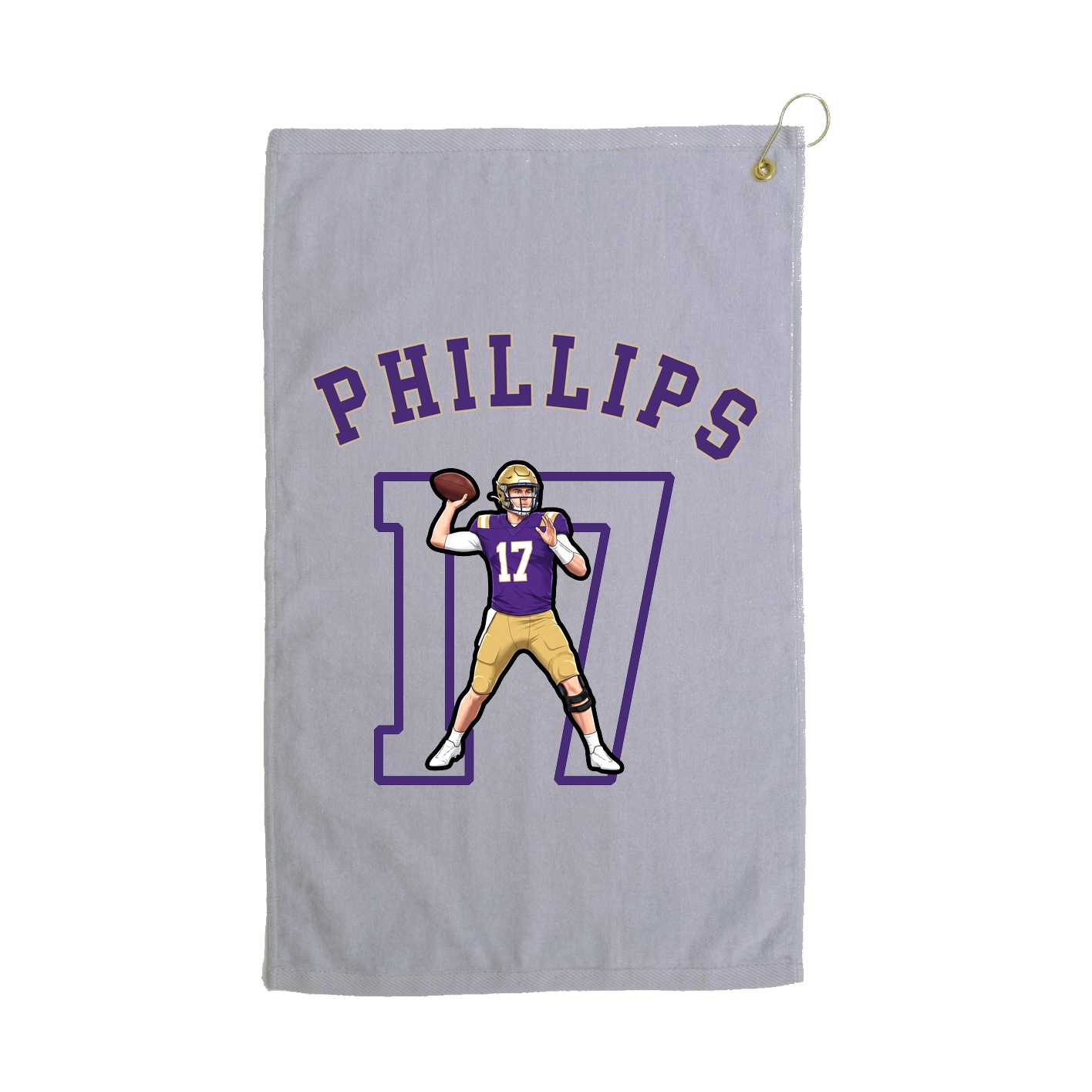 Golf Towel — Shirsey Arch in Grey