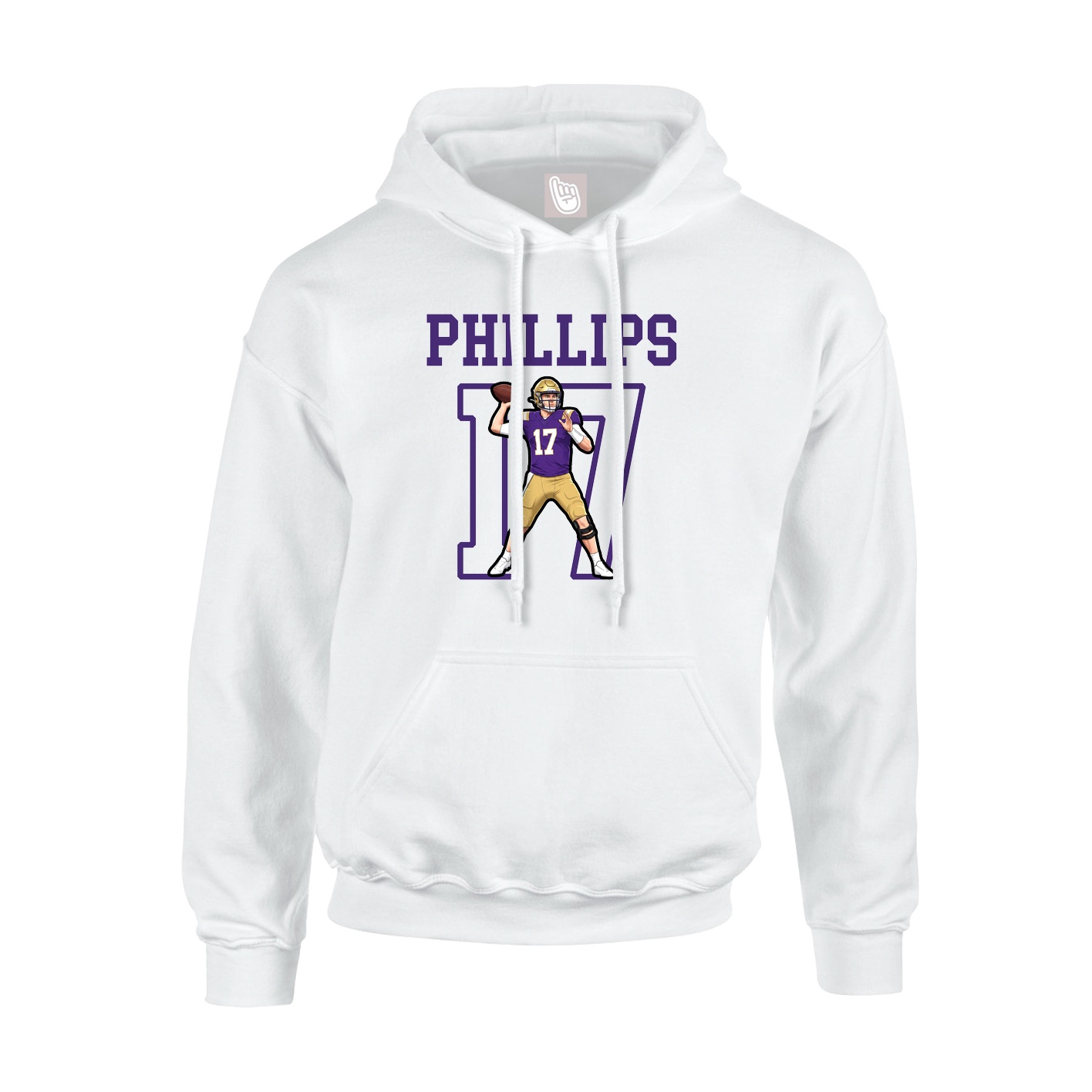 Youth Hoodie — Shirsey in White