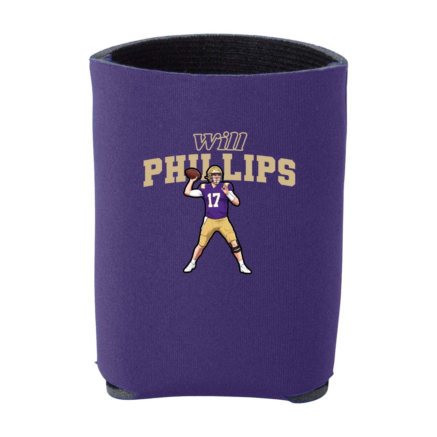 Can Holder — Name Arch in Purple