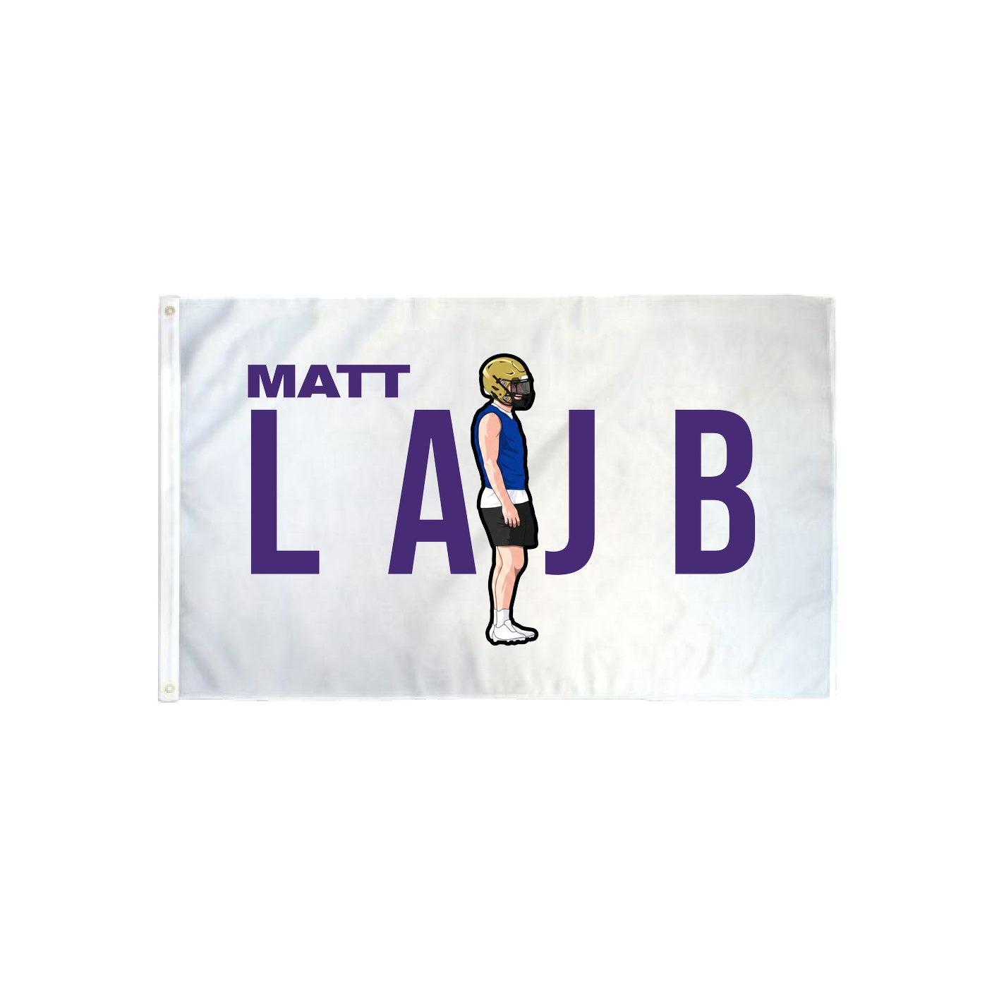 3x5 Flag — Player Name in Classic