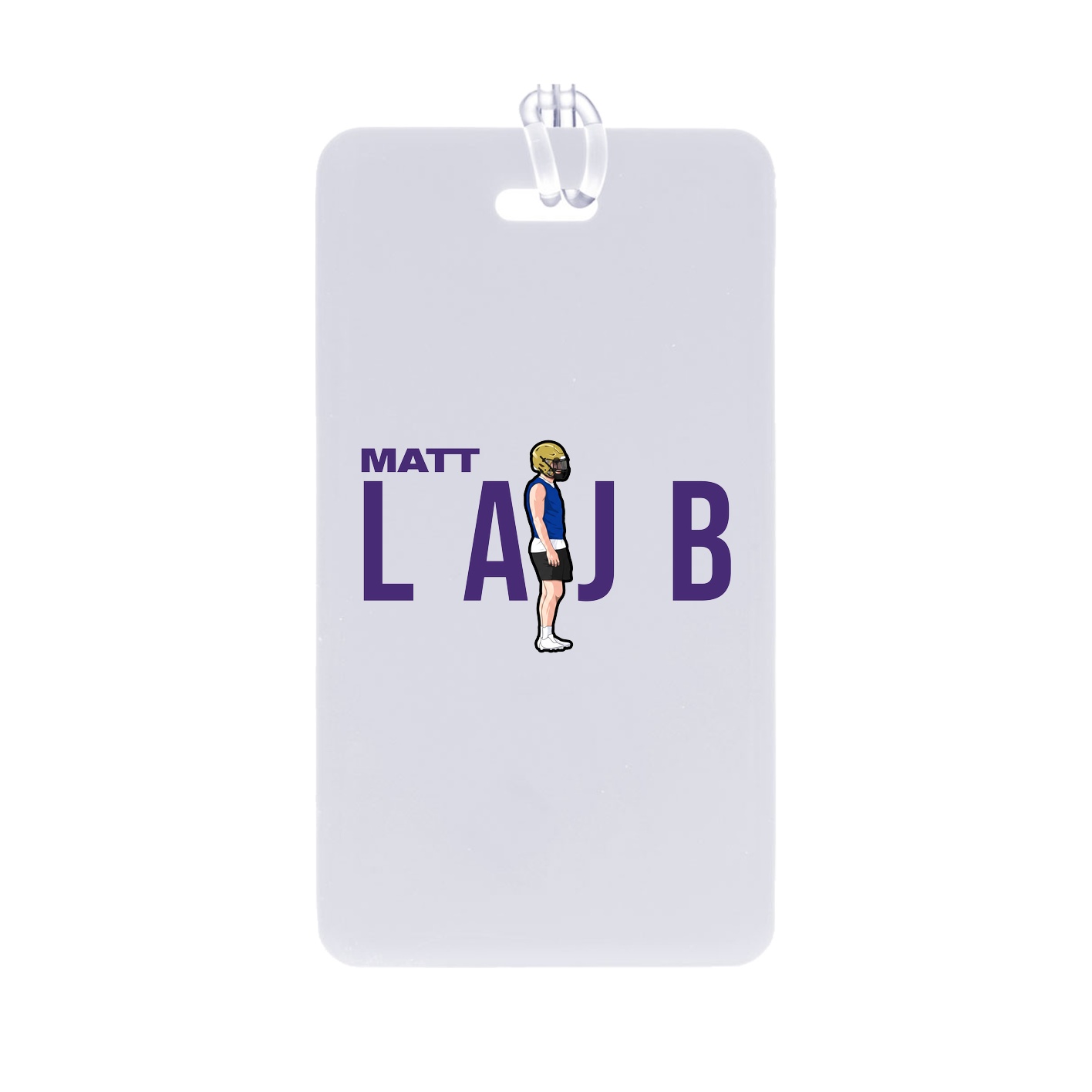 Bag Tag — Player Name in Classic