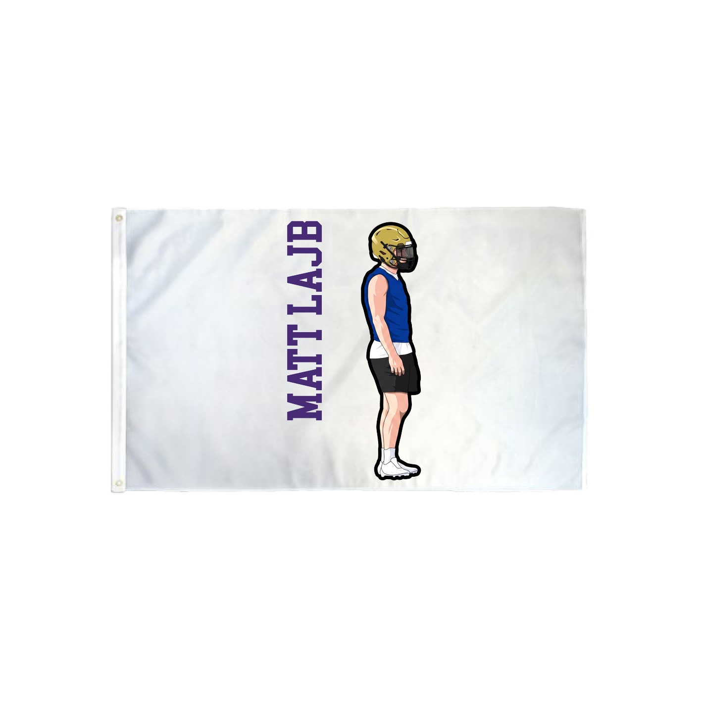 3x5 Flag — Name Vertical in Classic