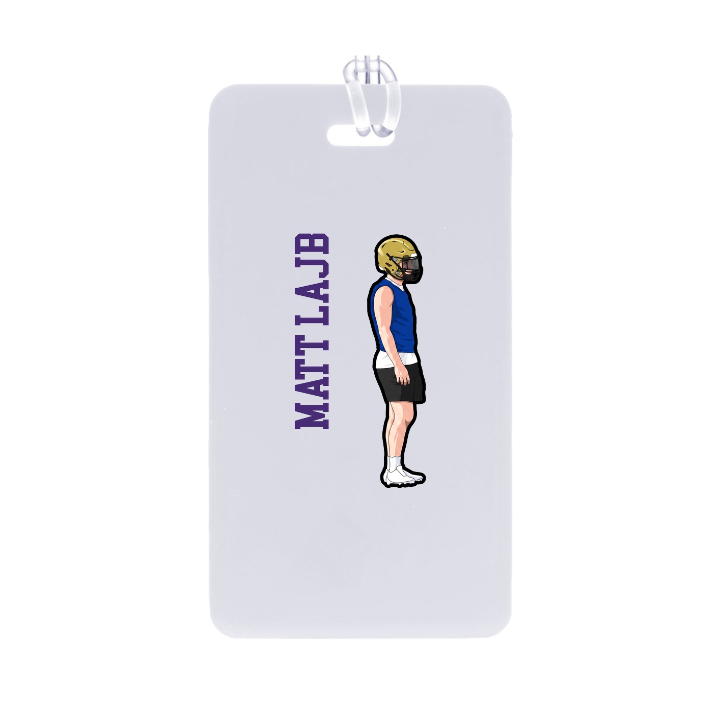 Bag Tag — Name Vertical in Classic