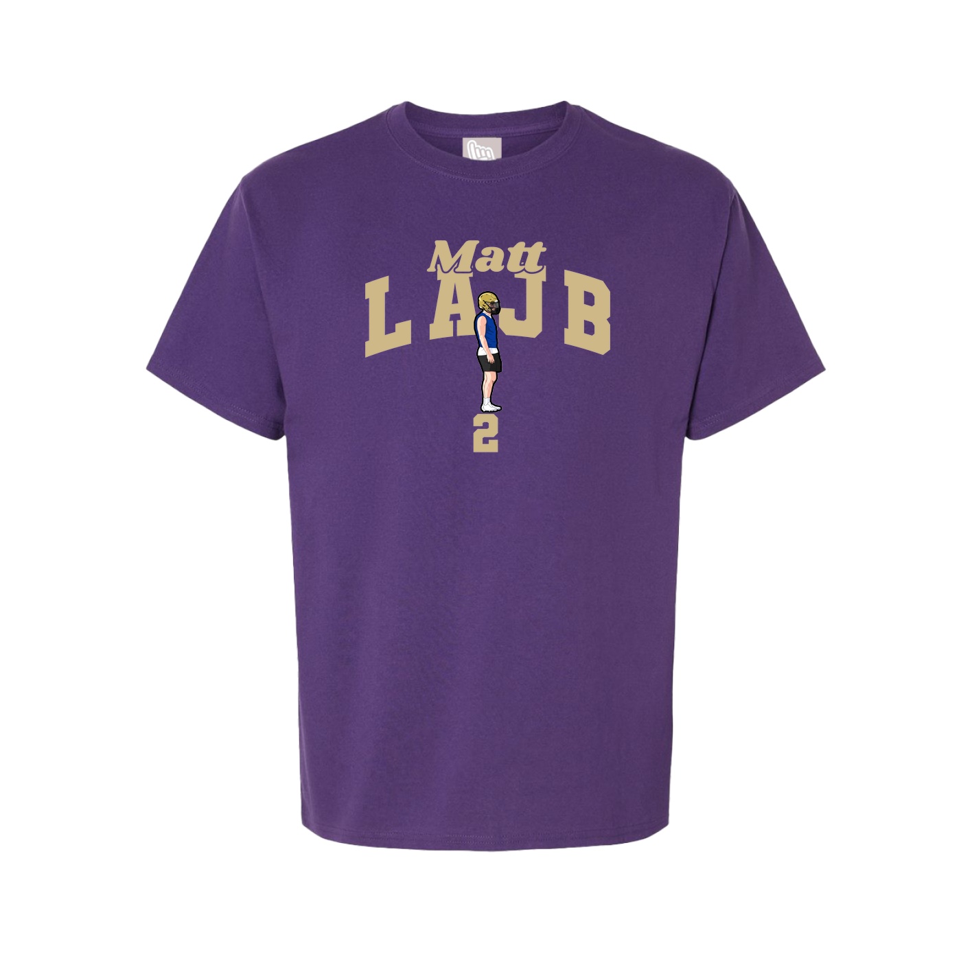 Tee — Signature Arch in Purple
