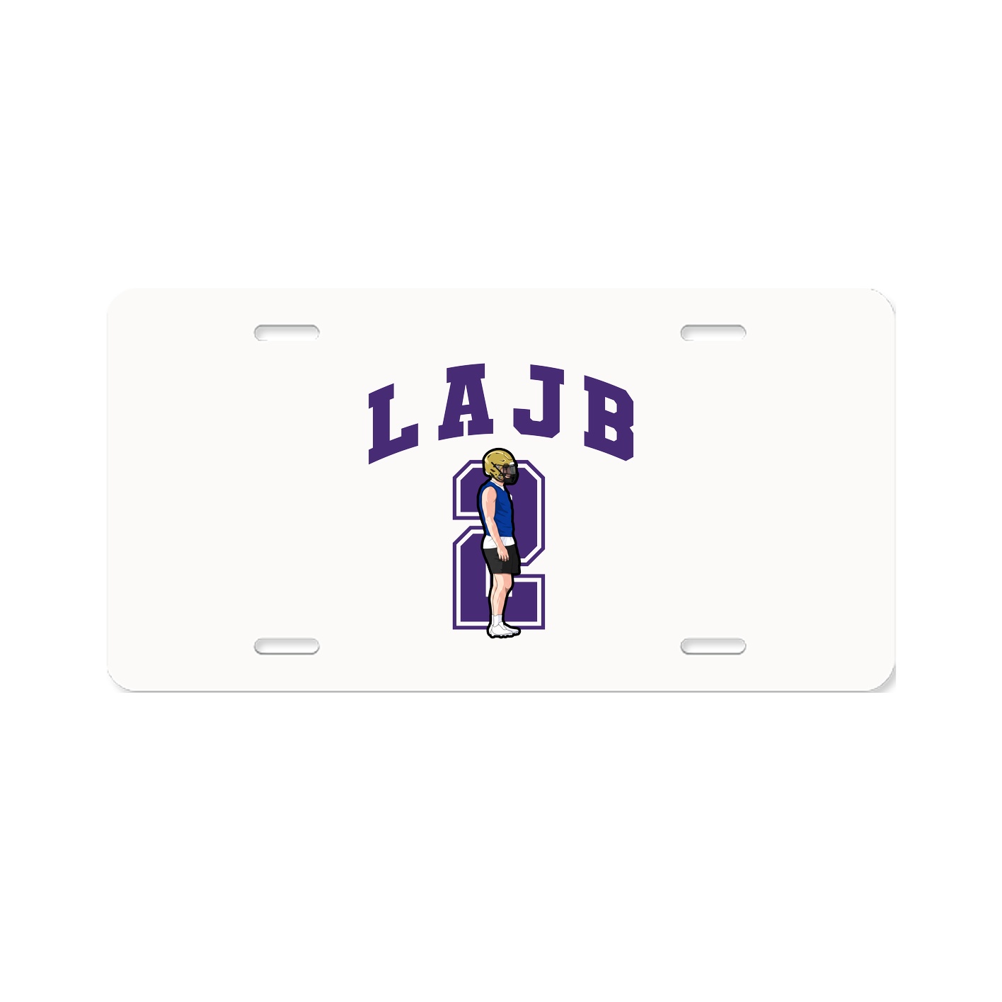 License Plate — Number in Classic