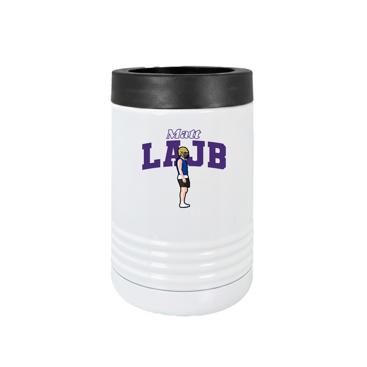 Beverage Holder — Name Arch in White