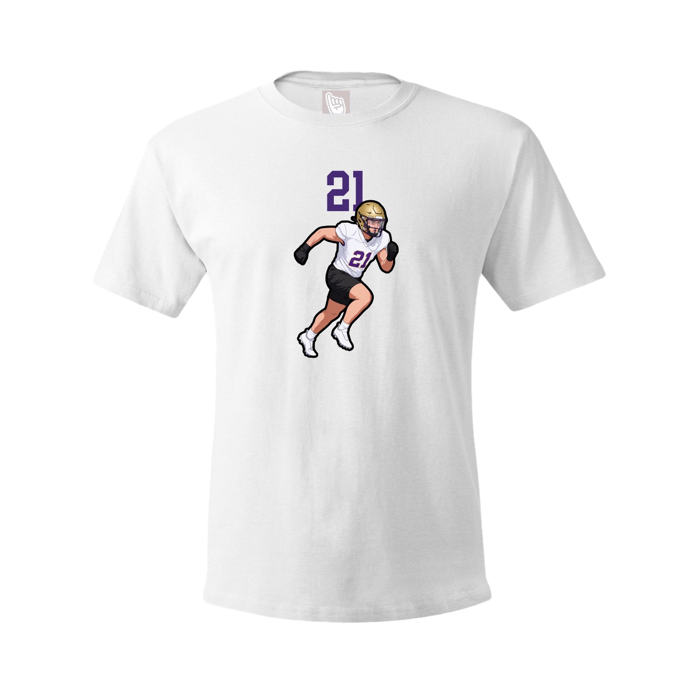 Tee — Number Top in White