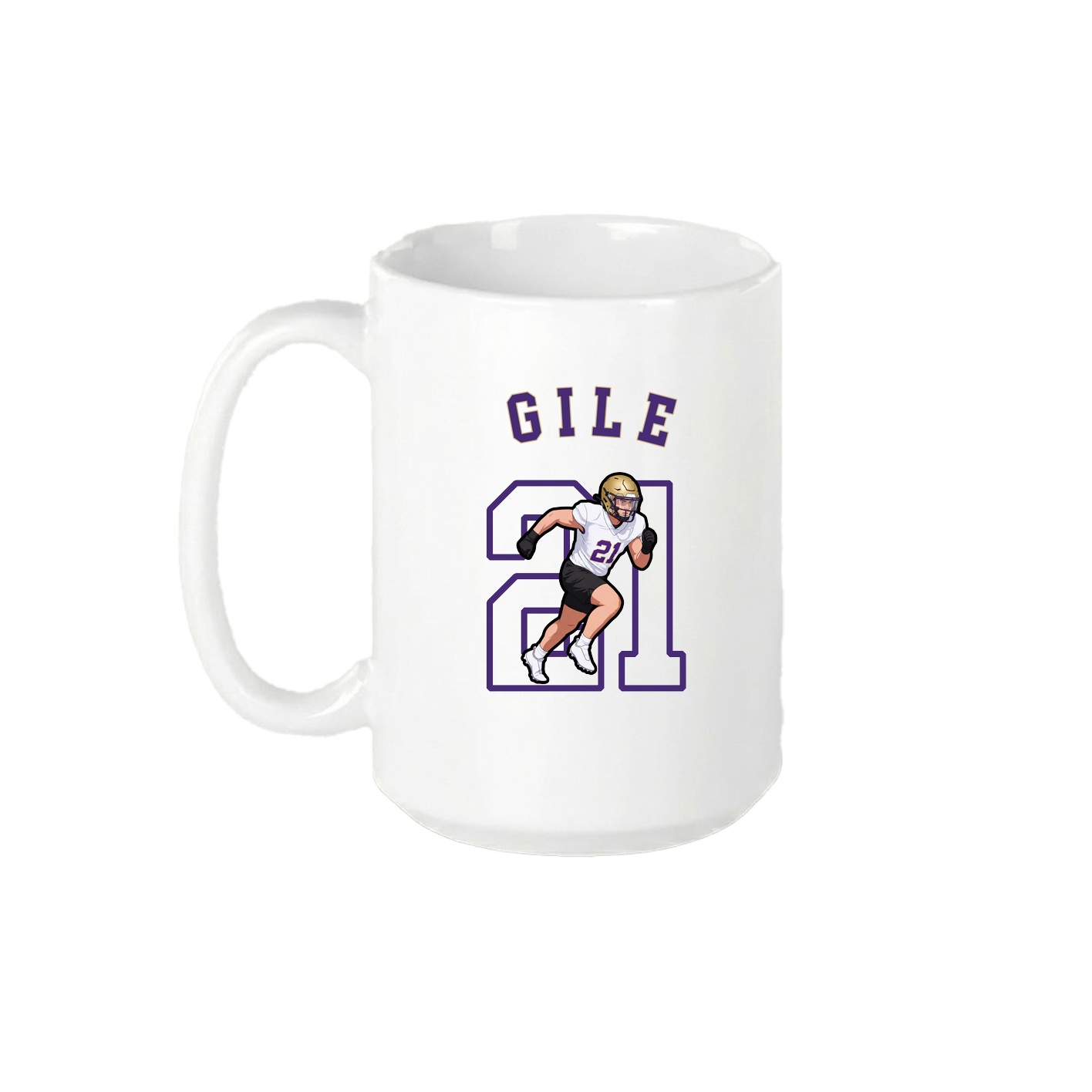 15oz Coffee Mug — Shirsey Arch in White