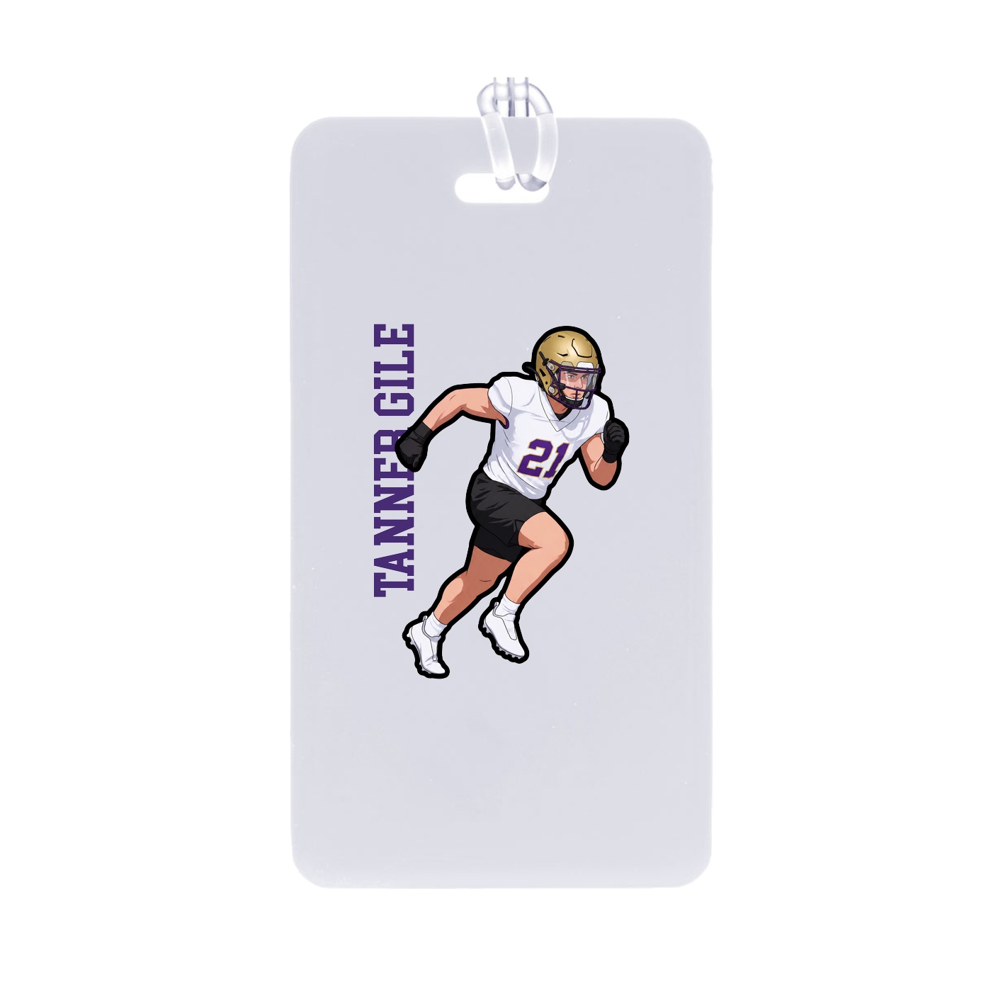 Bag Tag — Name Vertical in Classic