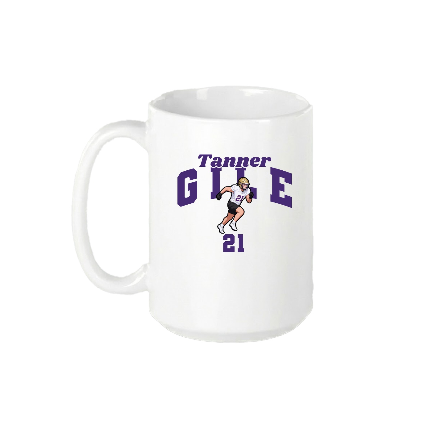 15oz Coffee Mug — Signature Arch in White